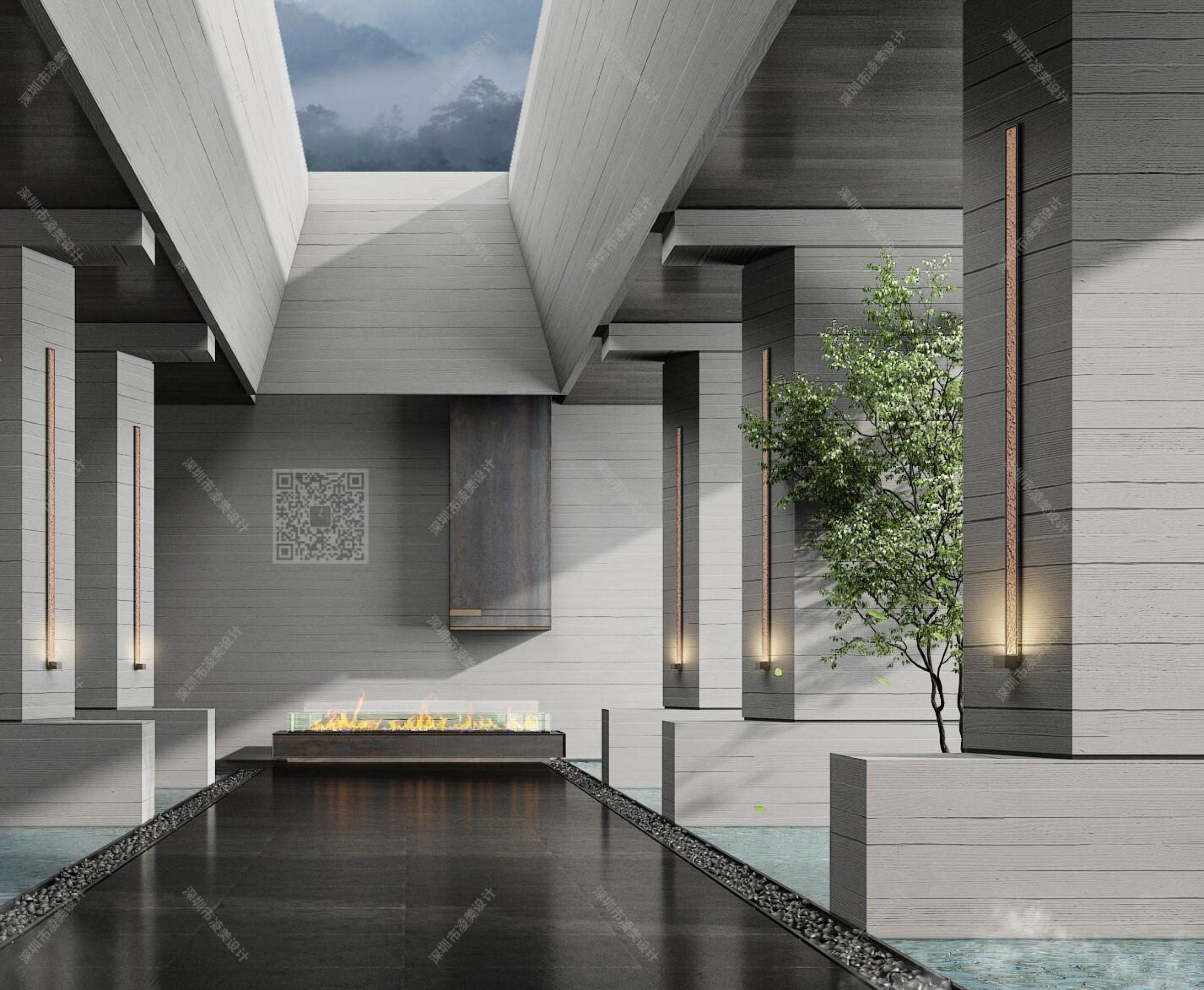 五星级度假酒店[ID: 102384851]_建e效果图