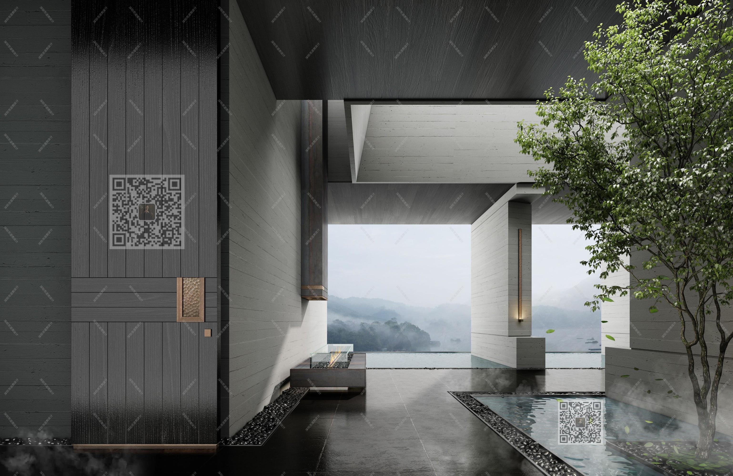 五星级度假酒店[ID: 102384851]_建e效果图