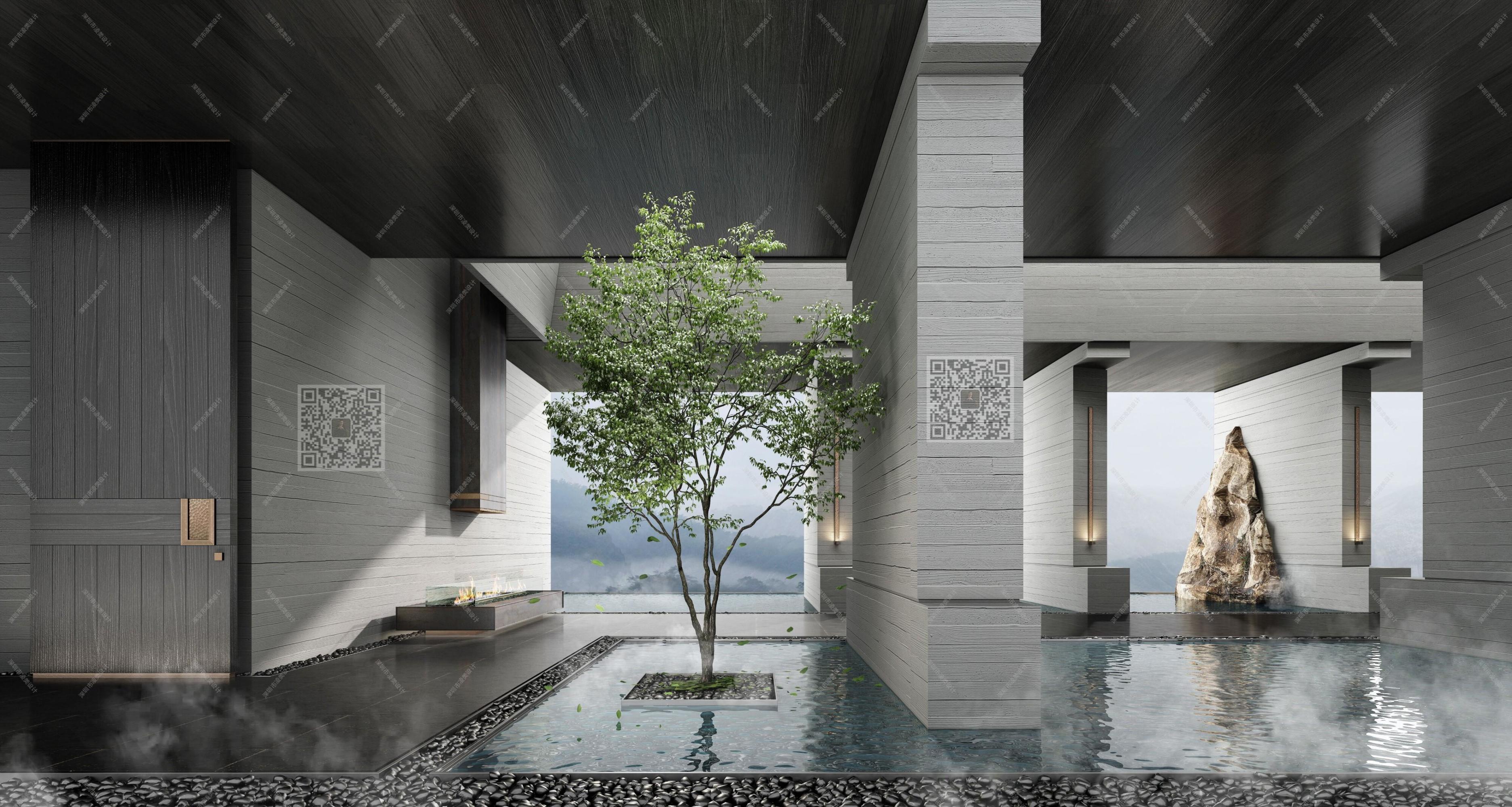 五星级度假酒店[ID: 102384851]_建e效果图