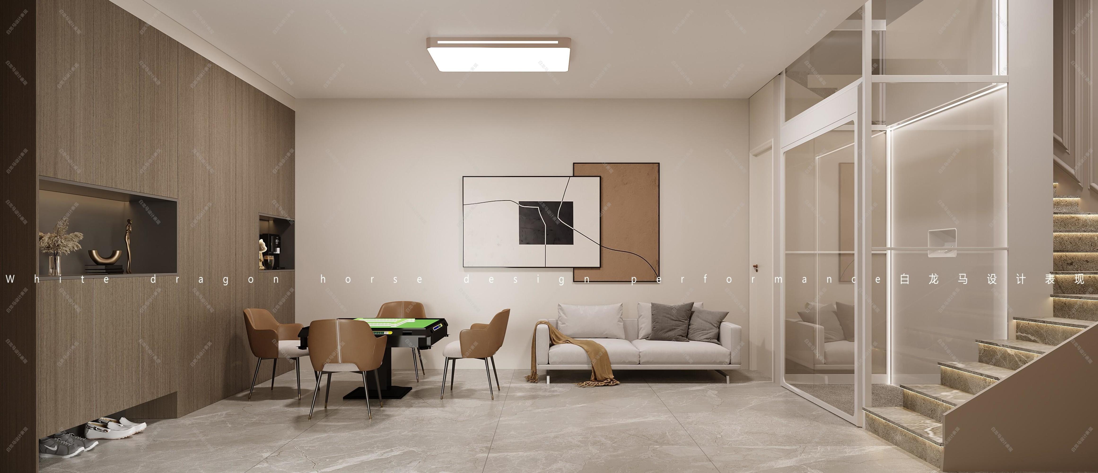 现代客餐厅-白龙马效果图[ID: 103040043]_建e效果图