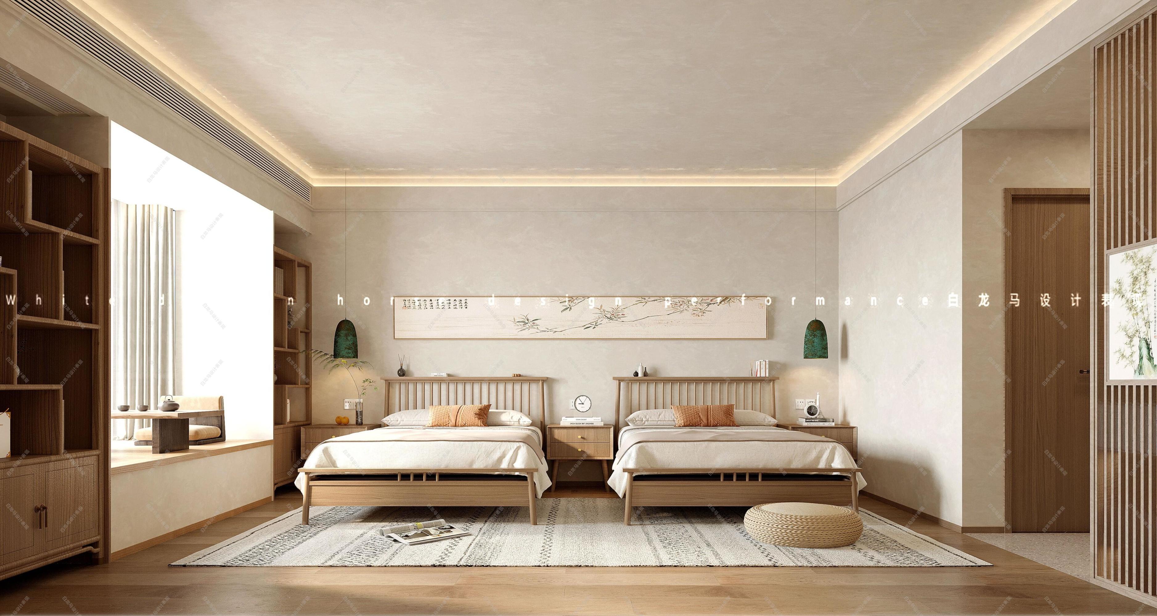 现代客餐厅—白龙马效果图[ID: 103236727]_建e效果图