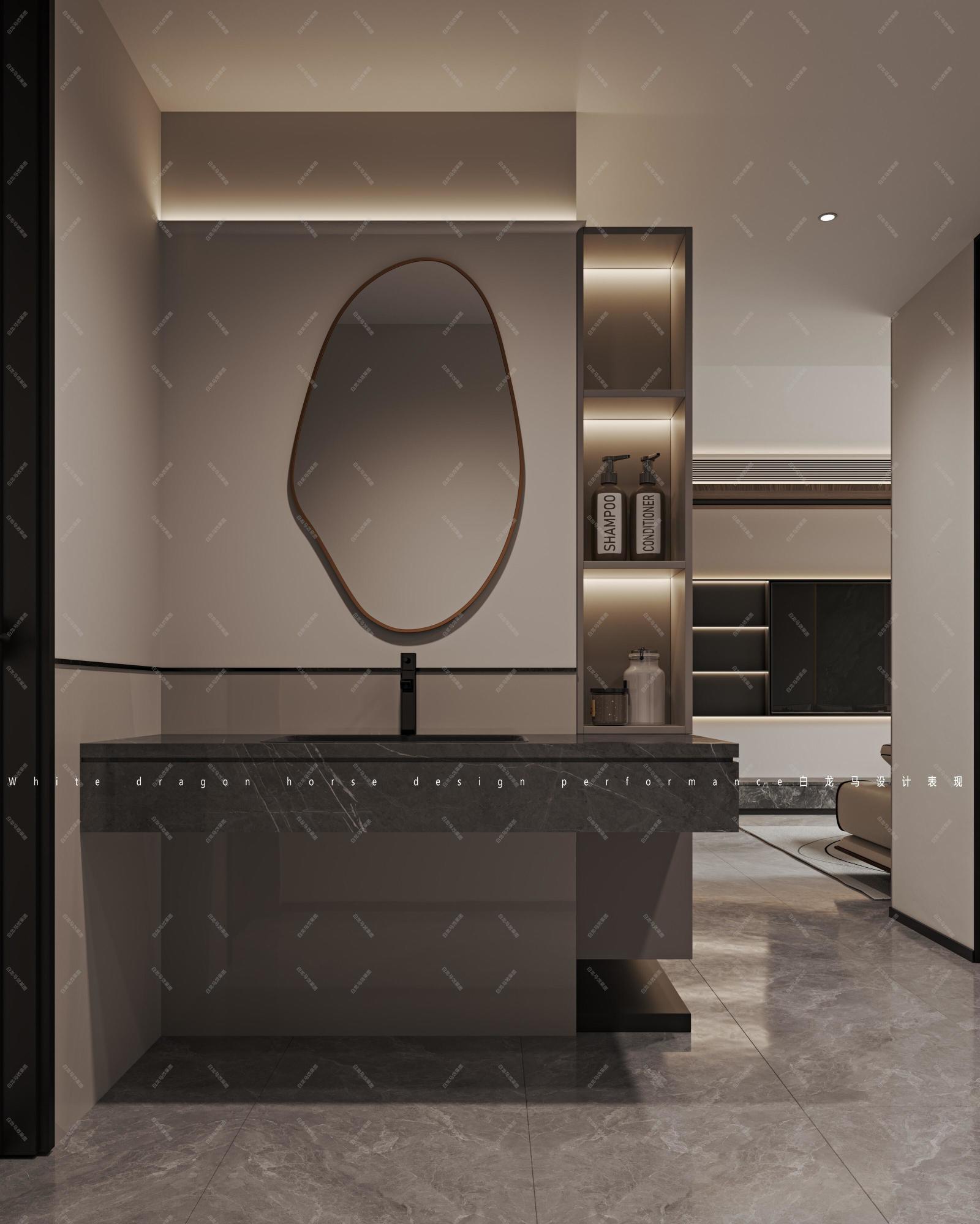 现代轻奢全屋设计[ID: 103826663]_建e效果图