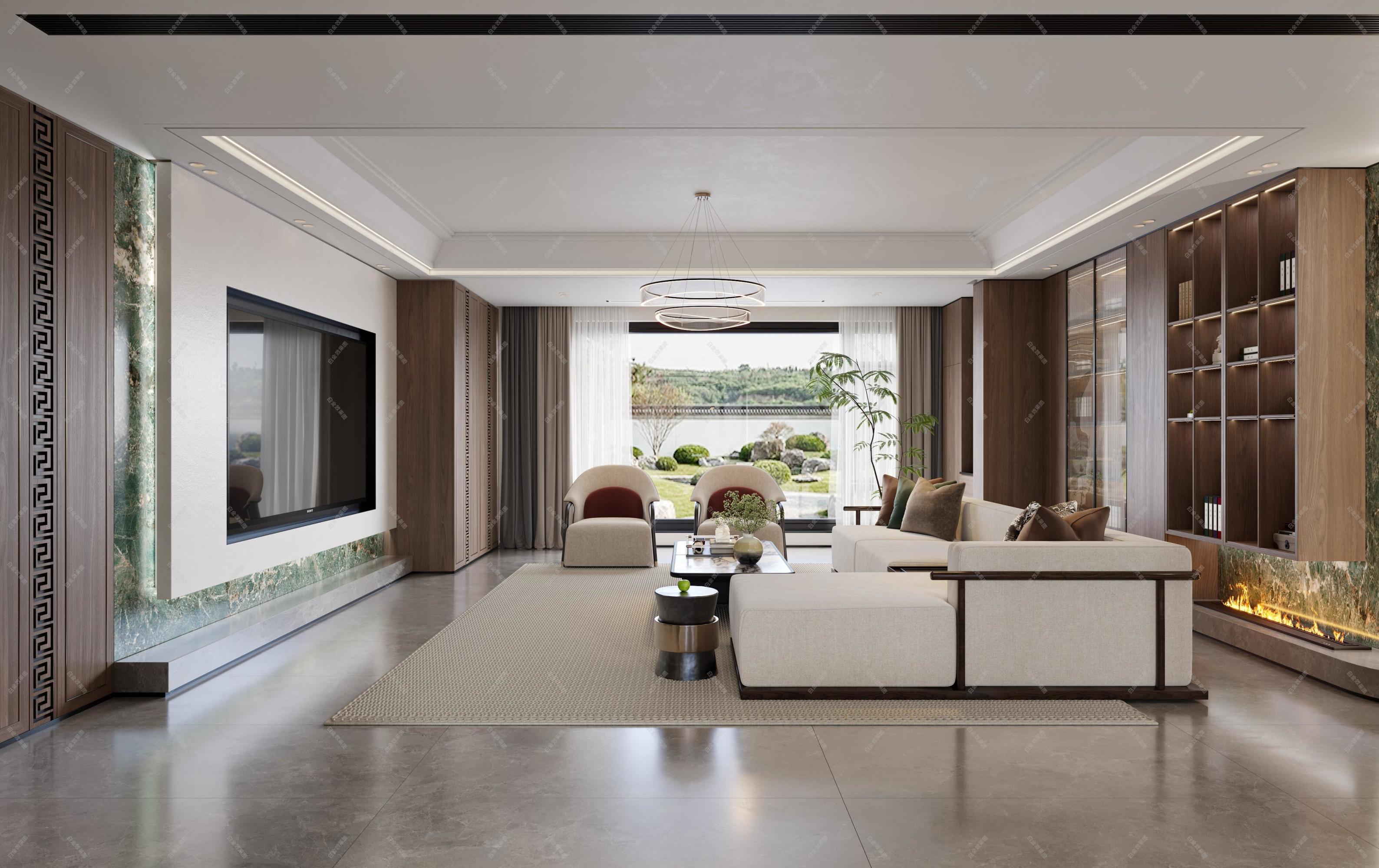 现代新中式[ID: 103957518]_建e效果图