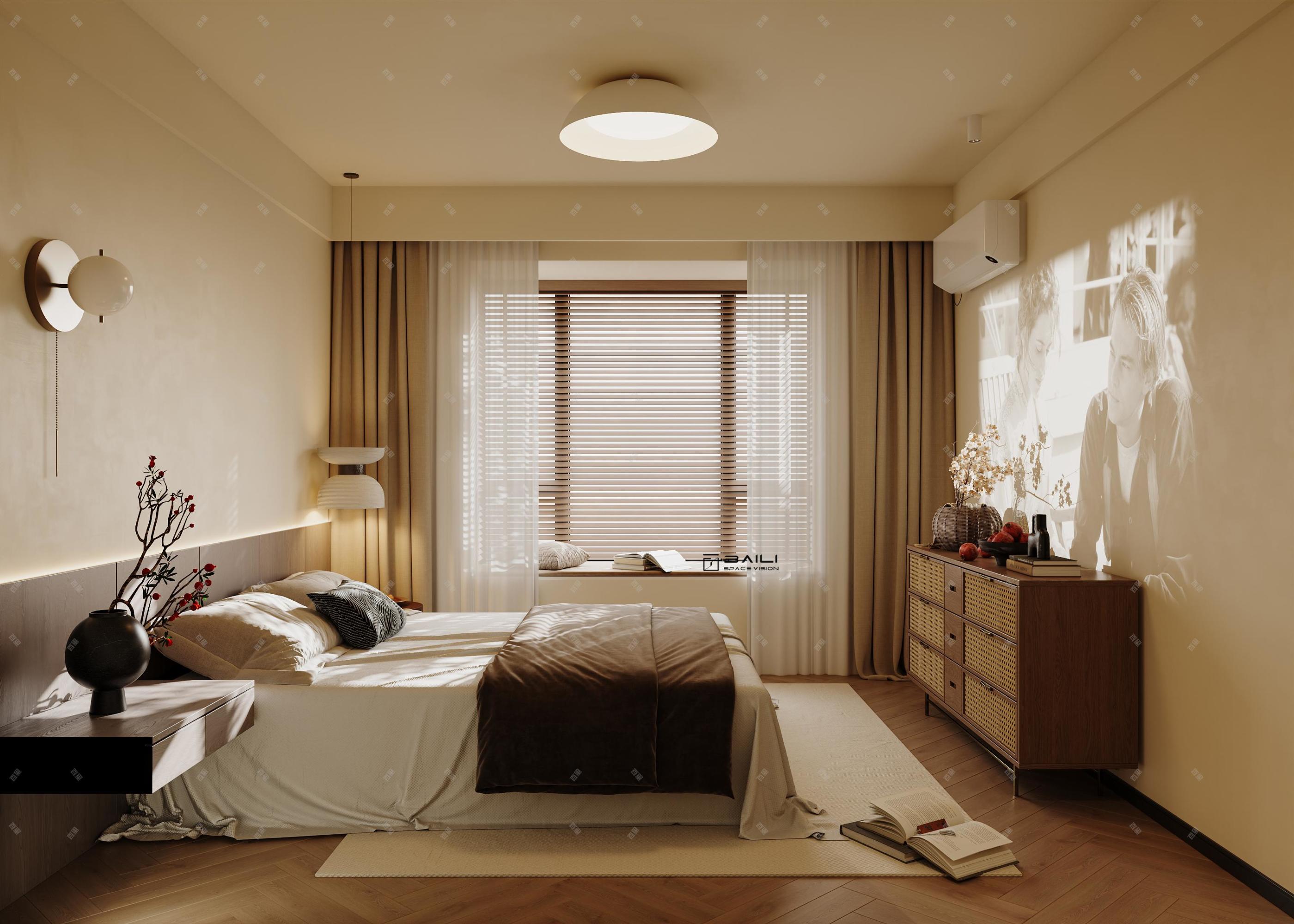 中古风家装效果图[ID: 113722618]_建e效果图