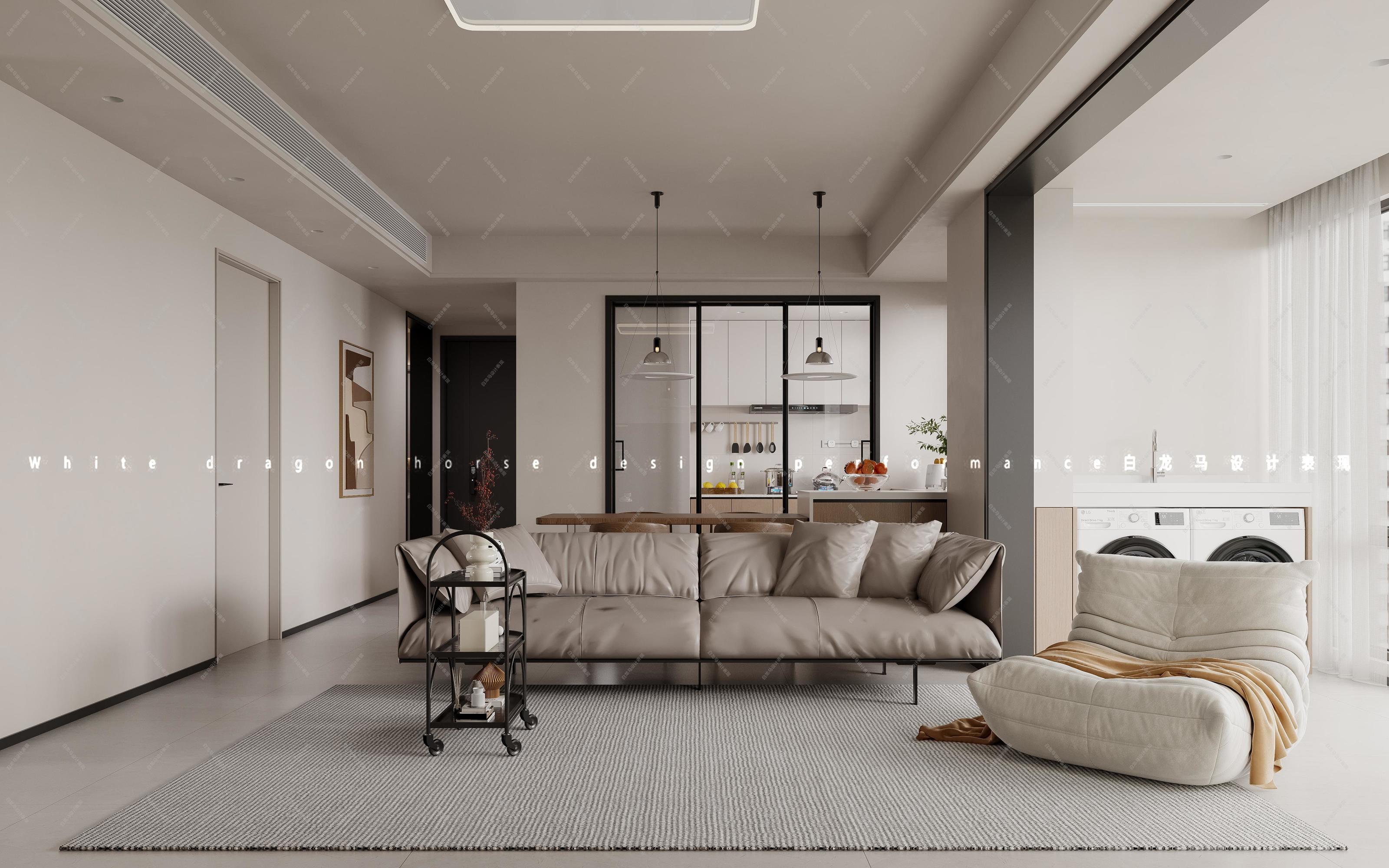 现代简约家装效果图[ID: 113722470]_建e效果图