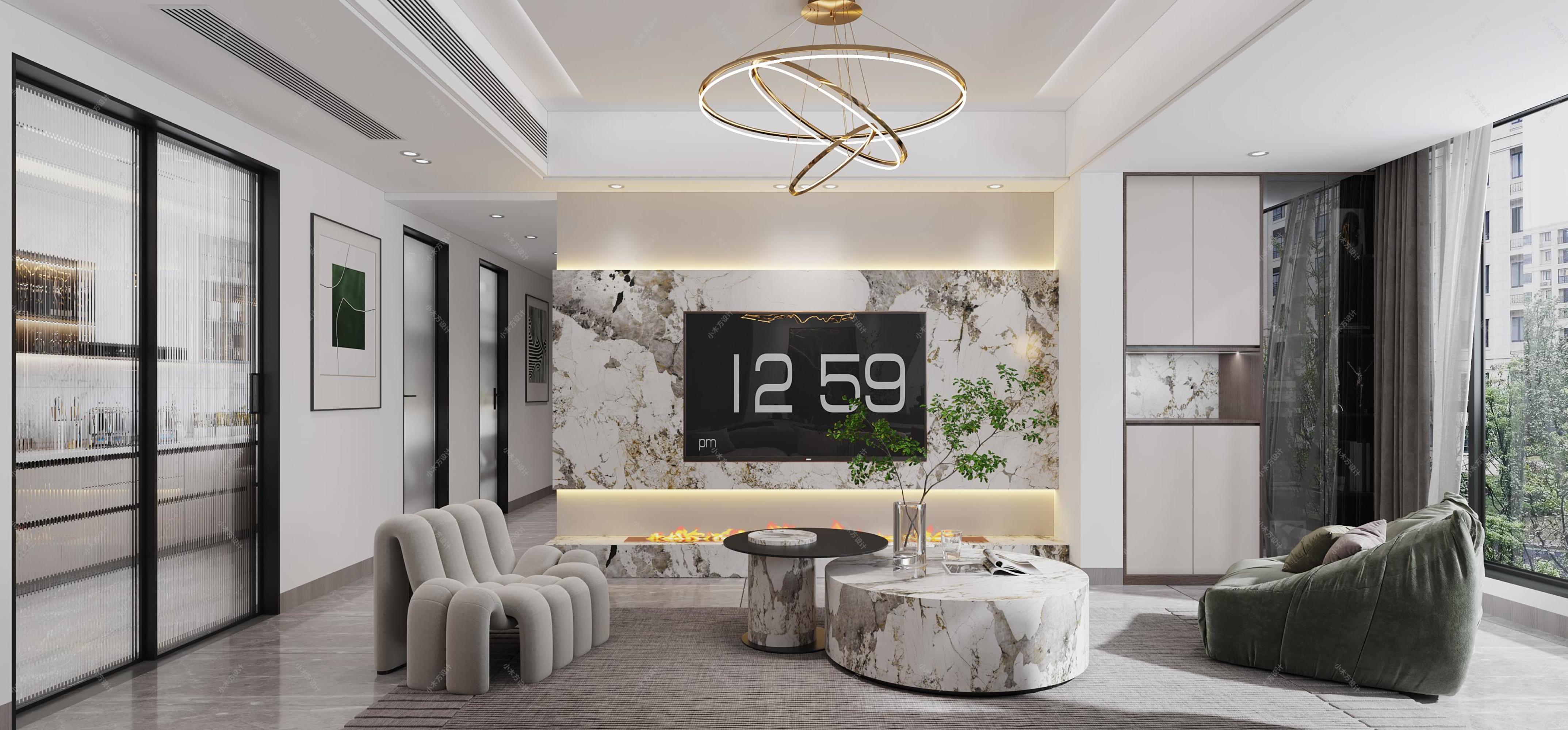 现代简约家装效果图[ID: 113657040]_建e效果图