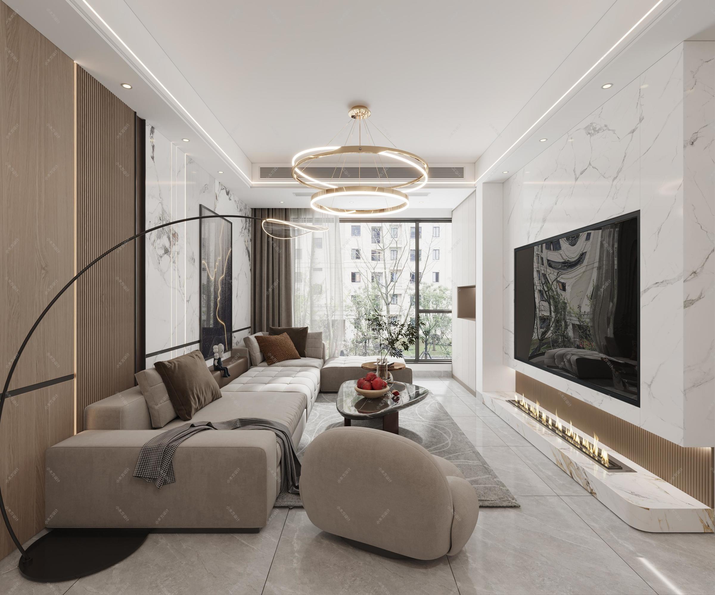 现代简约家装效果图[ID: 113657040]_建e效果图