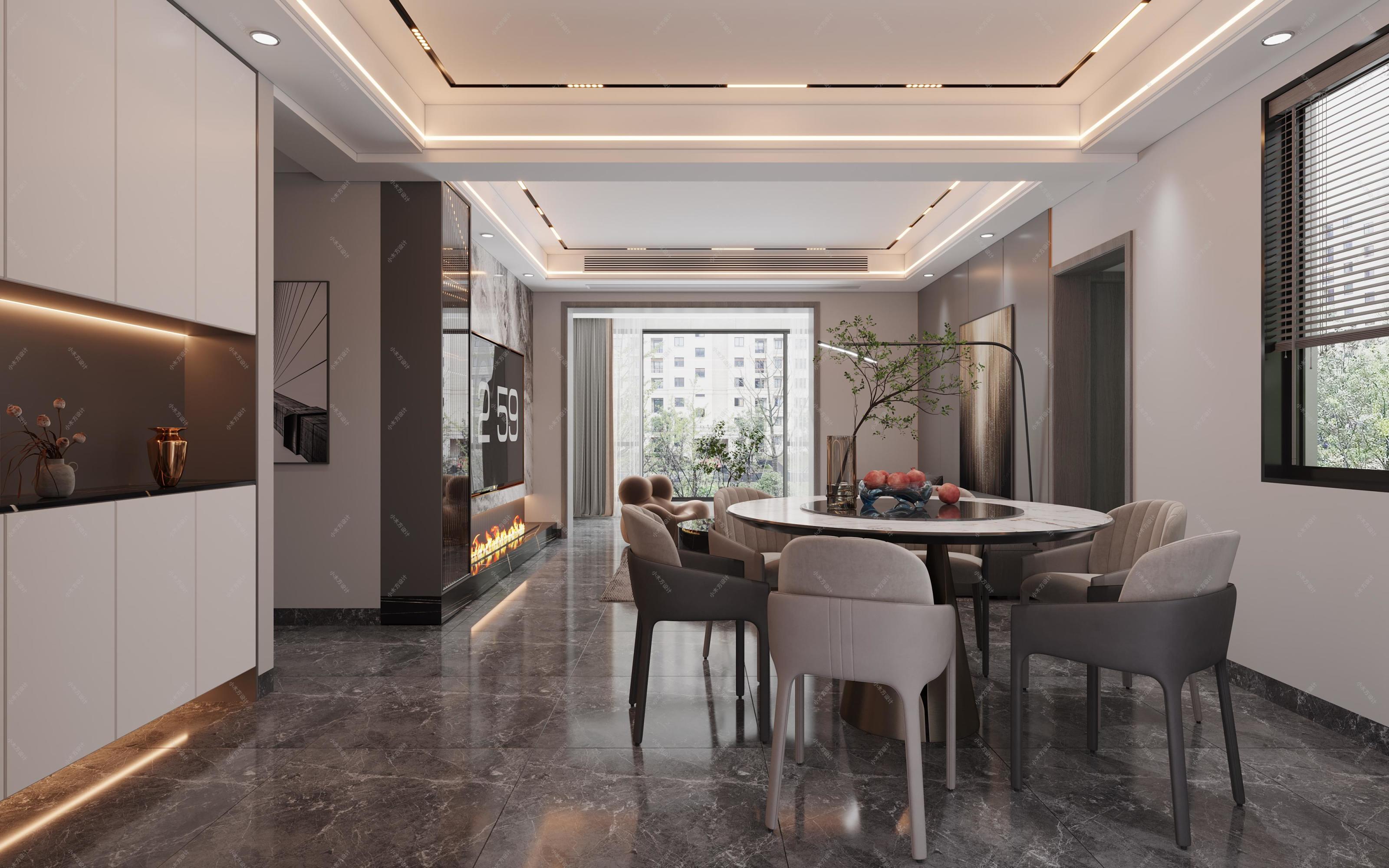 现代简约家装效果图[ID: 113657040]_建e效果图
