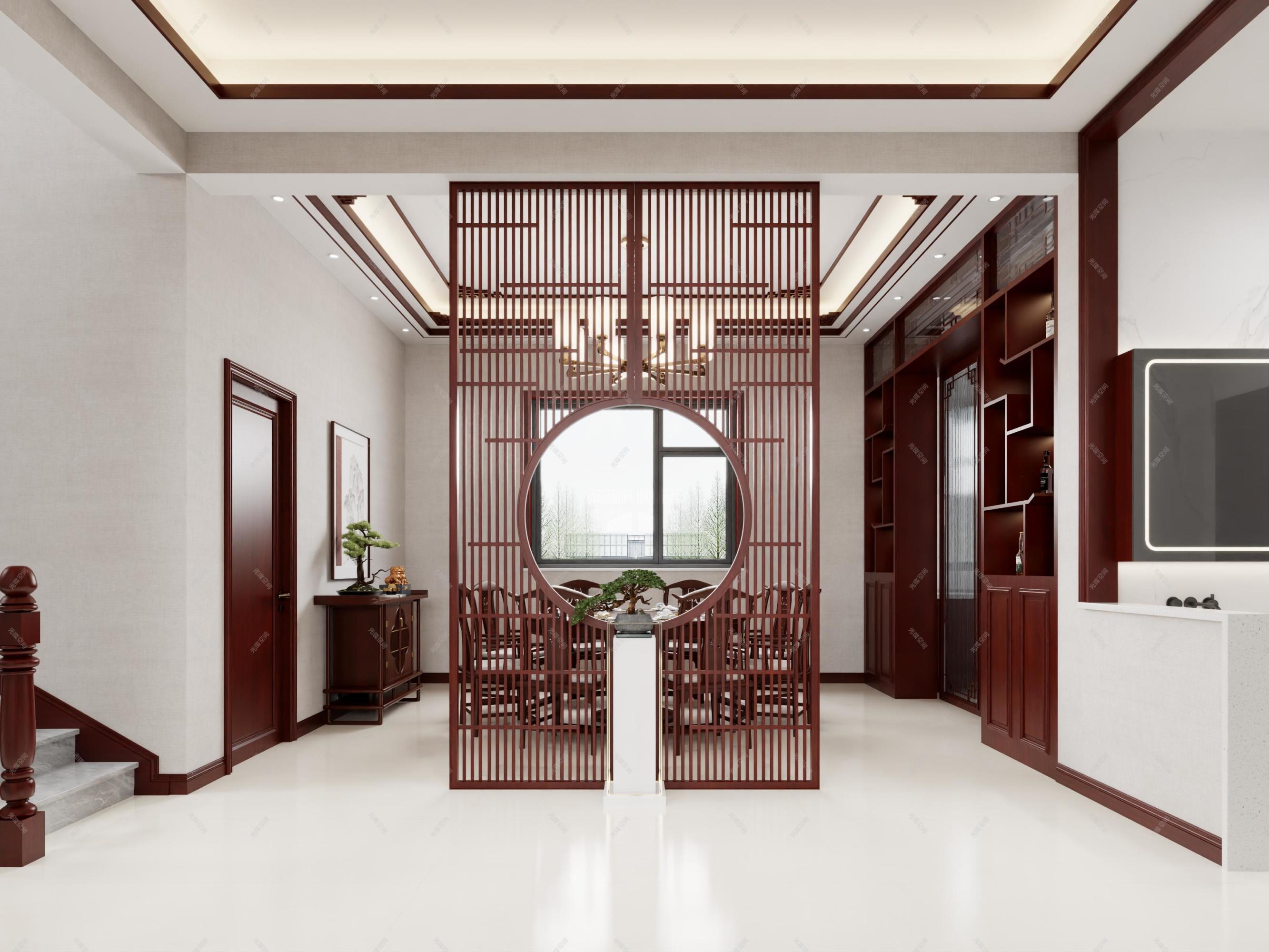 中式家装效果图[ID: 113656979]_建e效果图