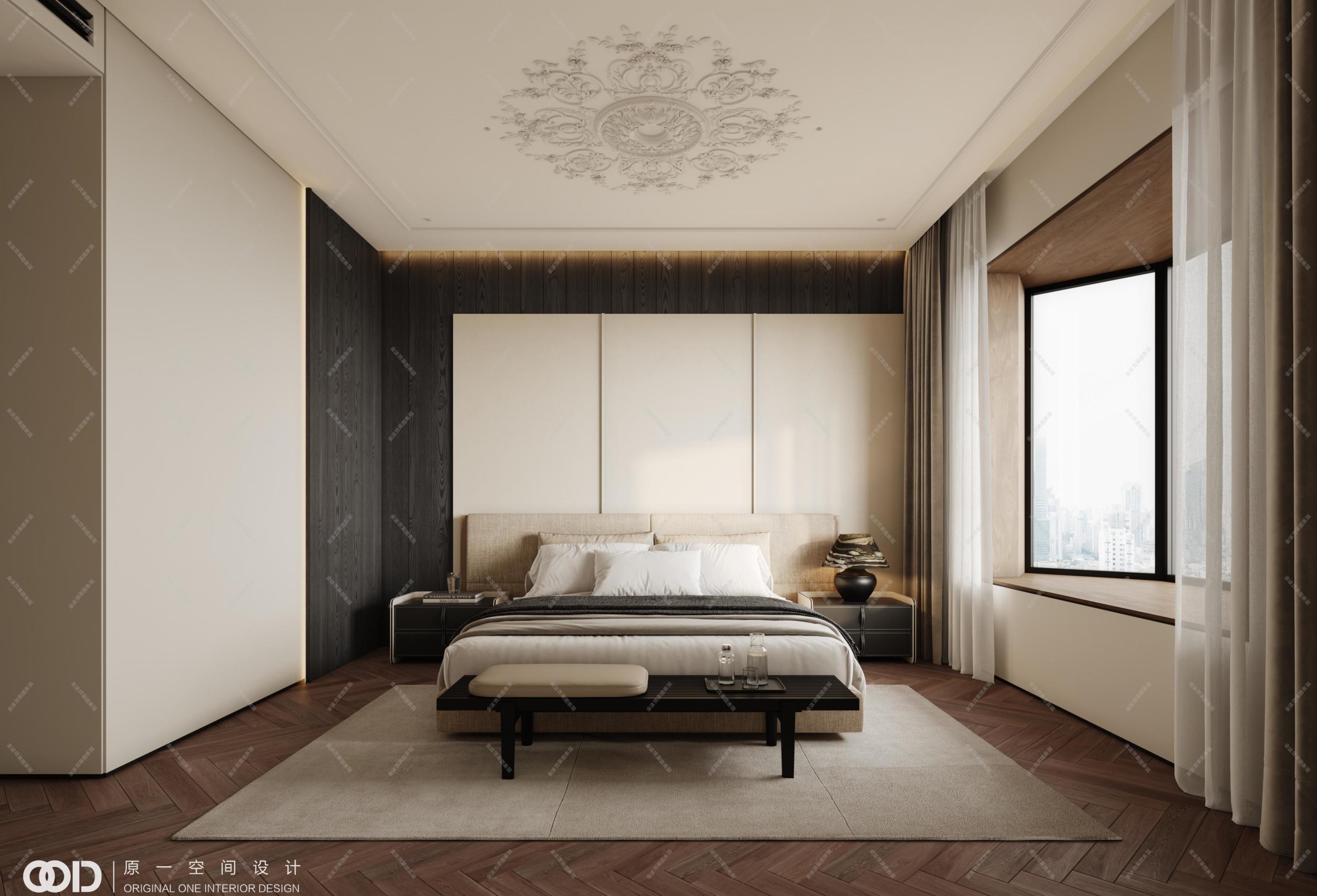 现代奶油简约风家装效果图[ID: 113329302]_建e效果图