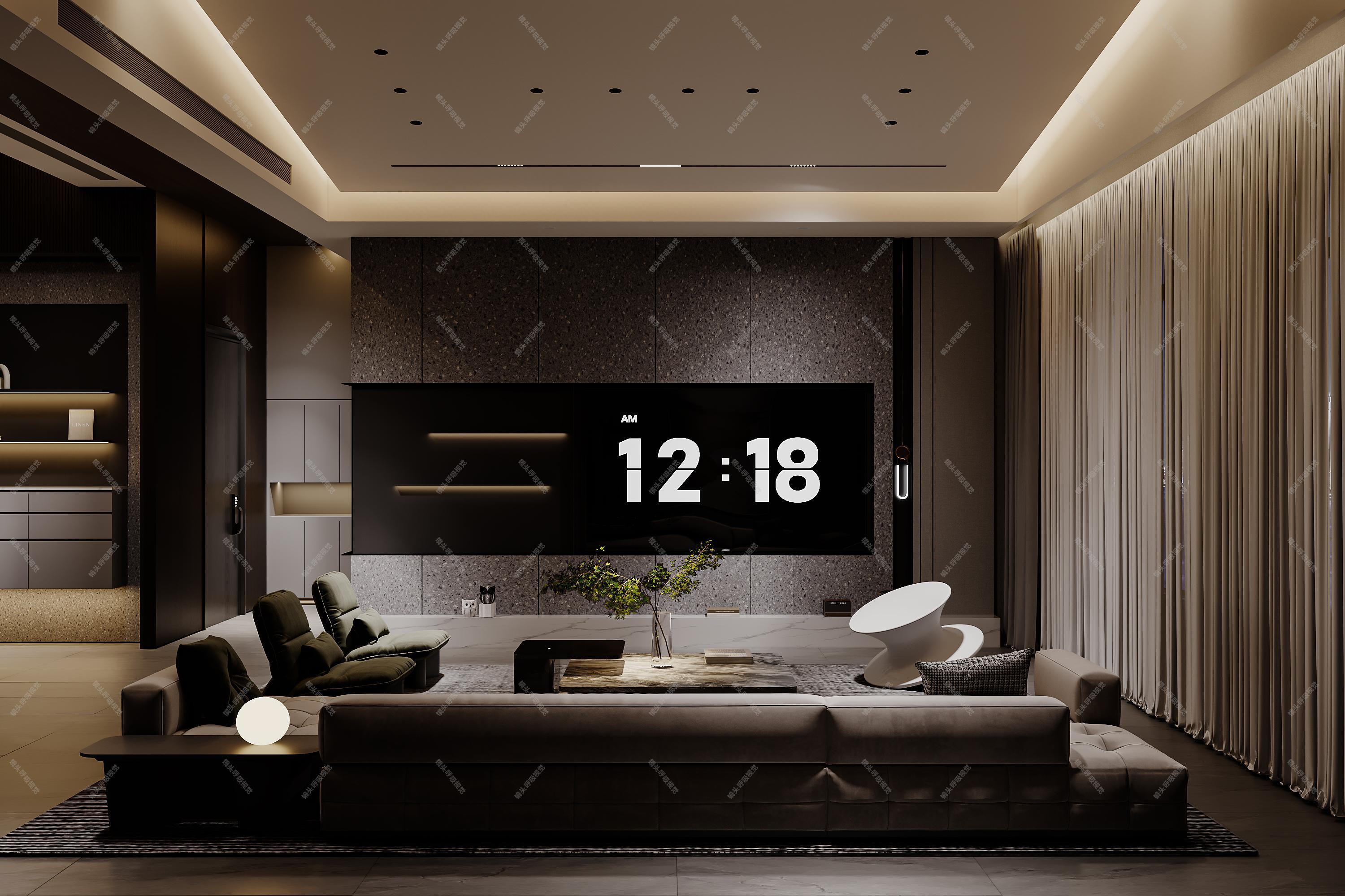 现代简约家装效果图[ID: 113263709]_建e效果图