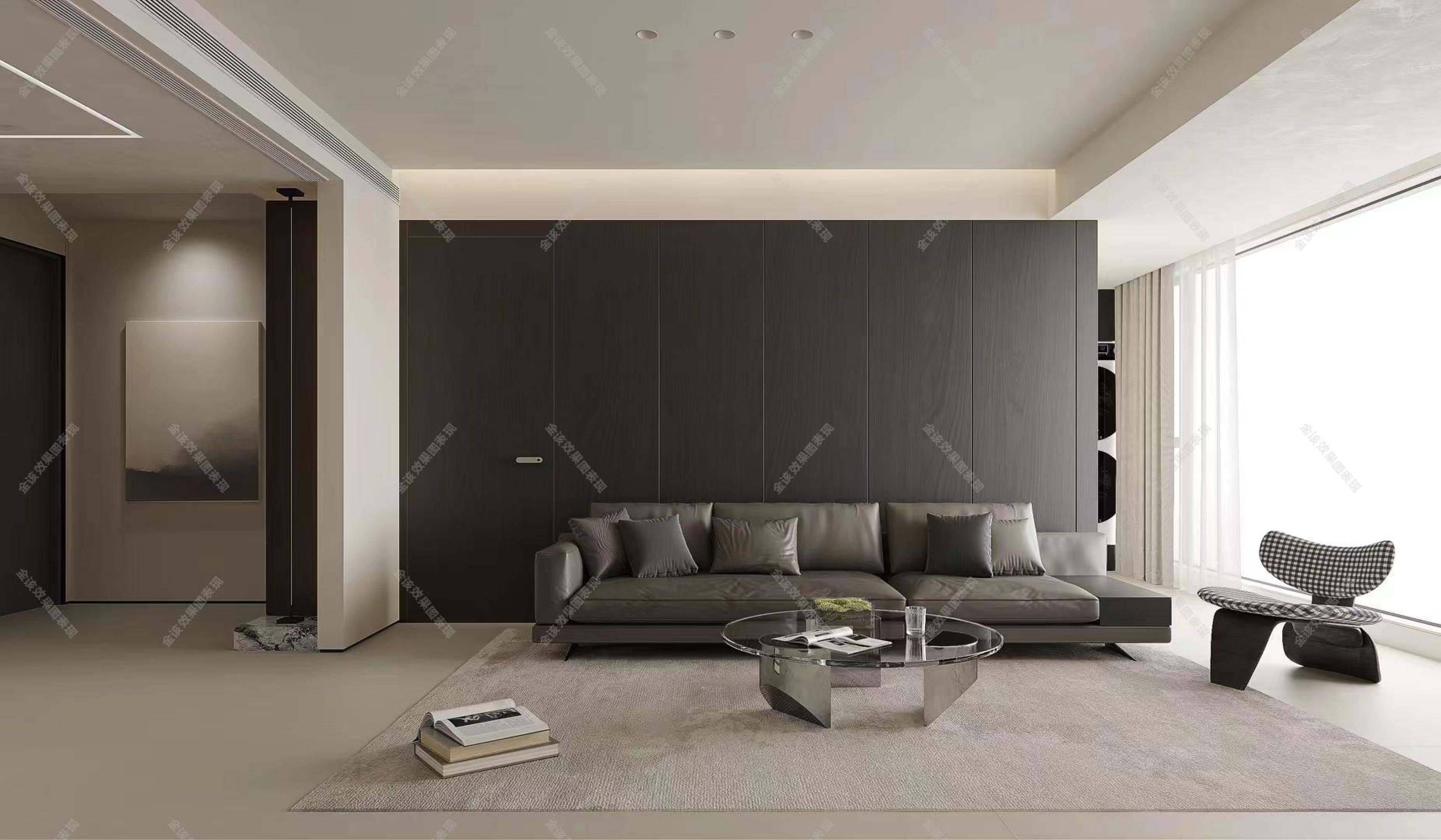 现代简约风家装效果图[ID: 113460346]_建e效果图