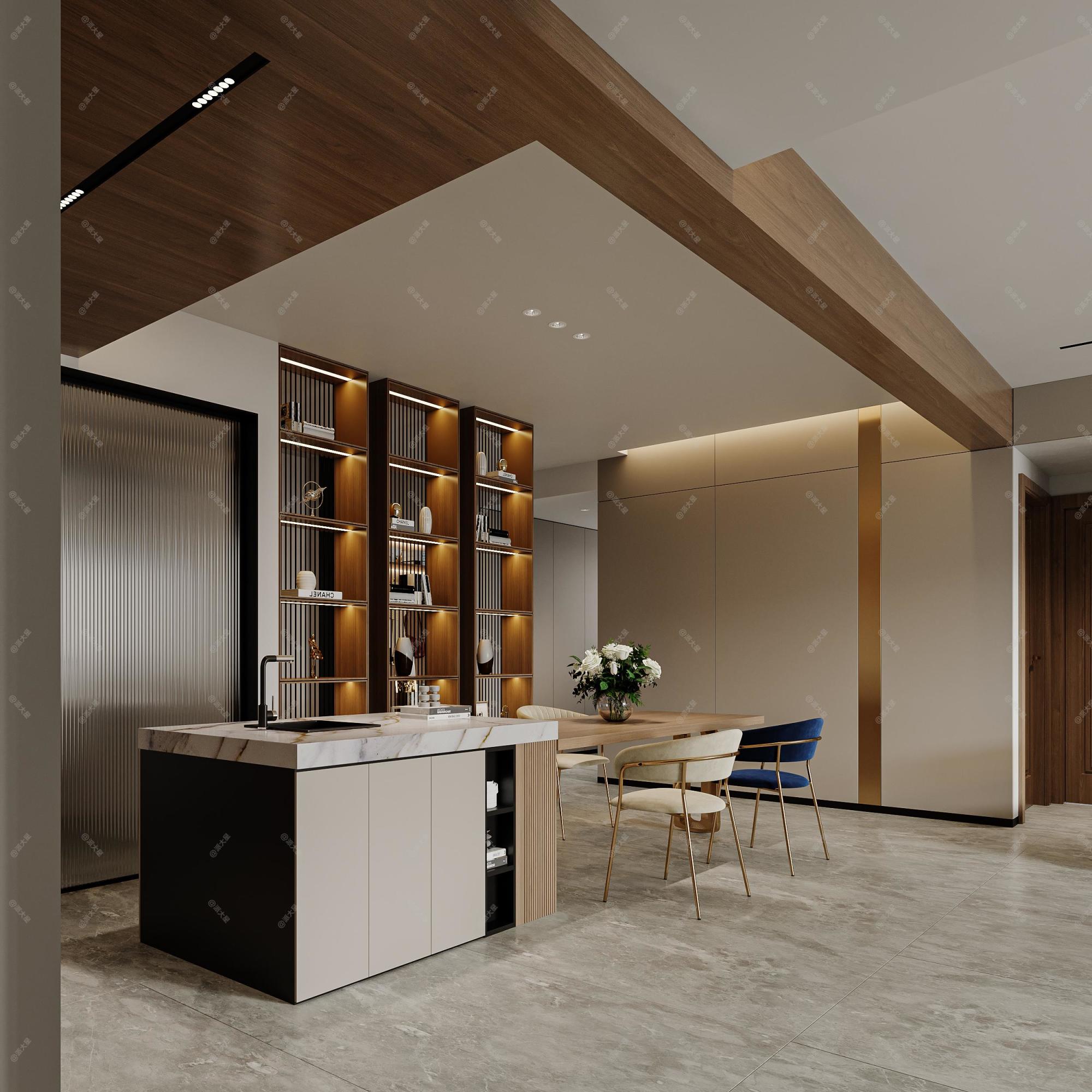 现代简约家装效果图[ID: 113394874]_建e效果图