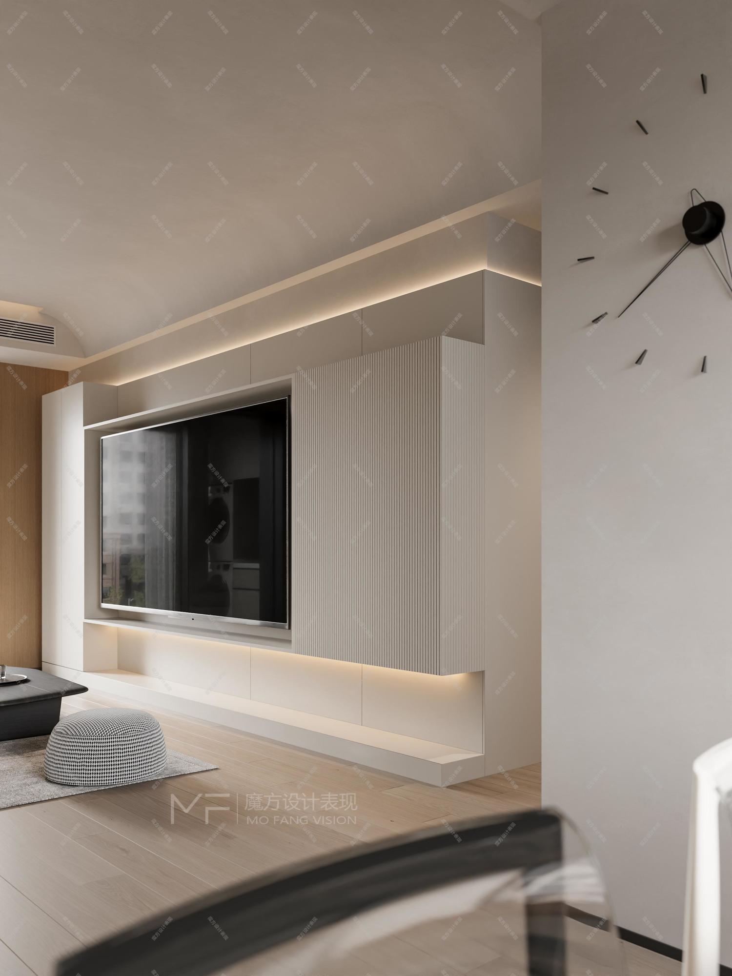 极简原木风家装效果图[ID: 113394817]_建e效果图