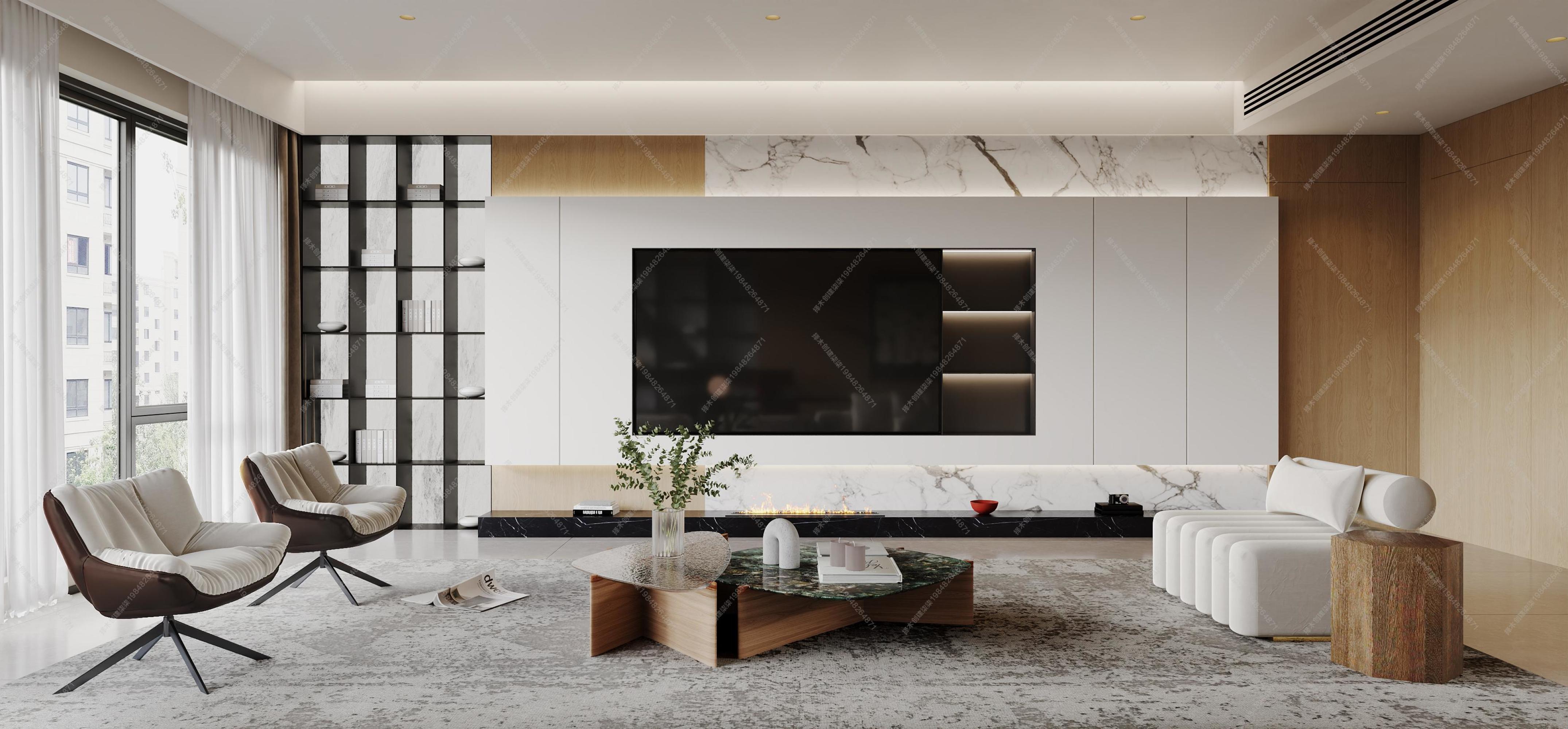 现代简约家装效果图[ID: 113394884]_建e效果图