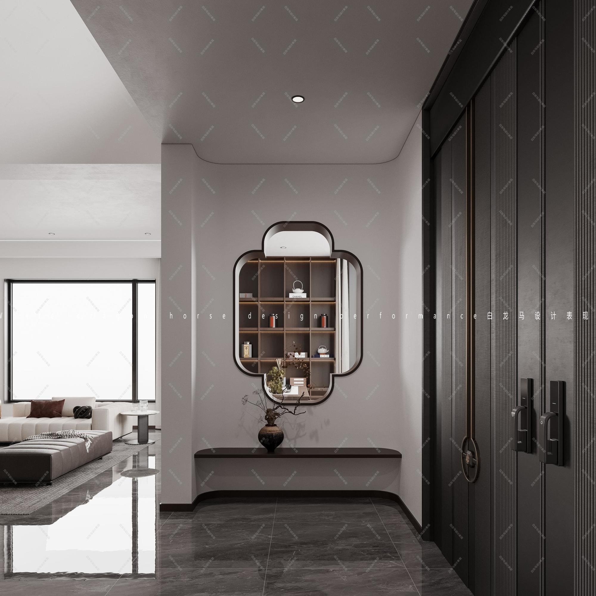 新中式别墅效果图[ID: 114115736]_建e效果图