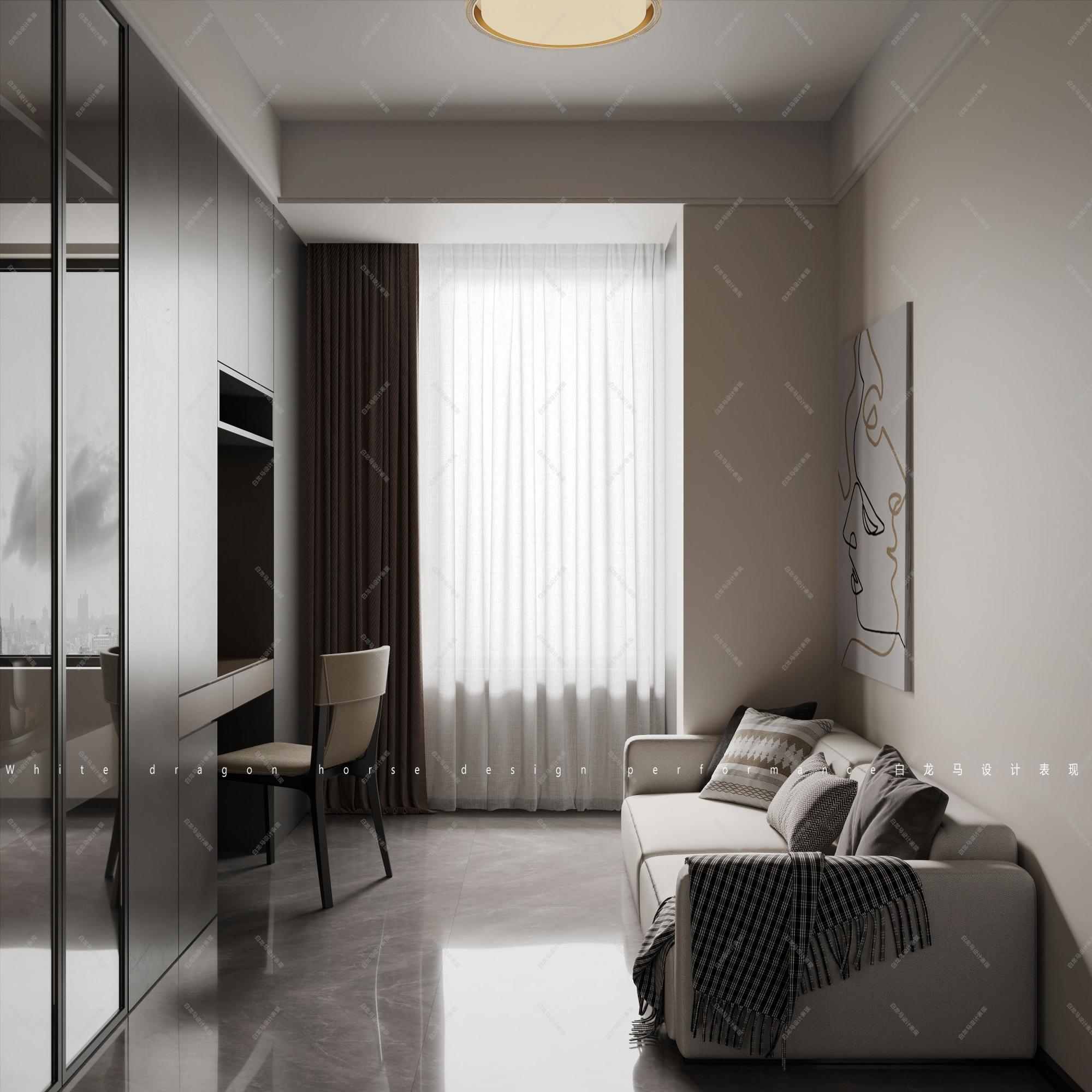 现代简约家装效果图[ID: 114050241]_建e效果图