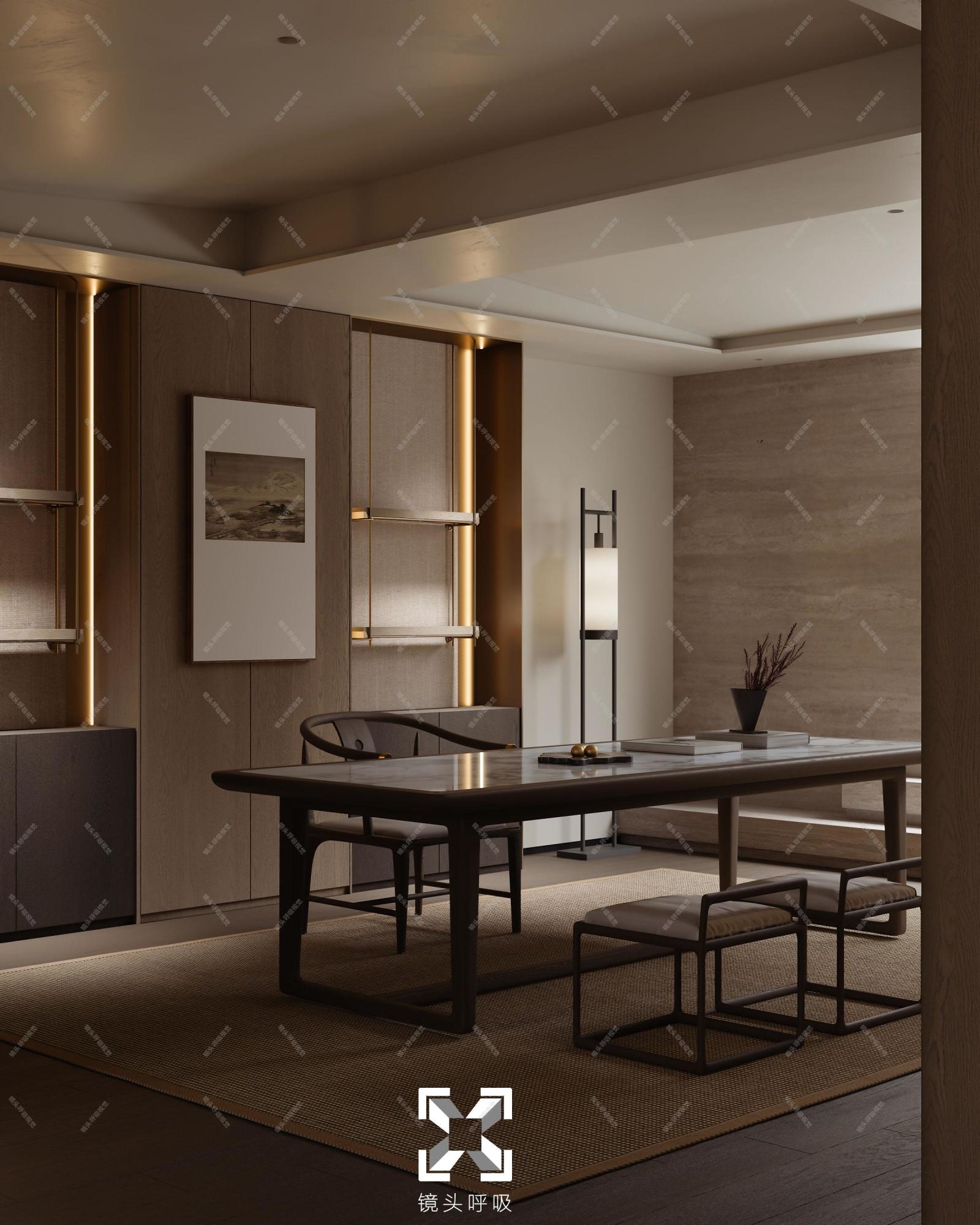 中式轻奢家装效果图[ID: 114050226]_建e效果图