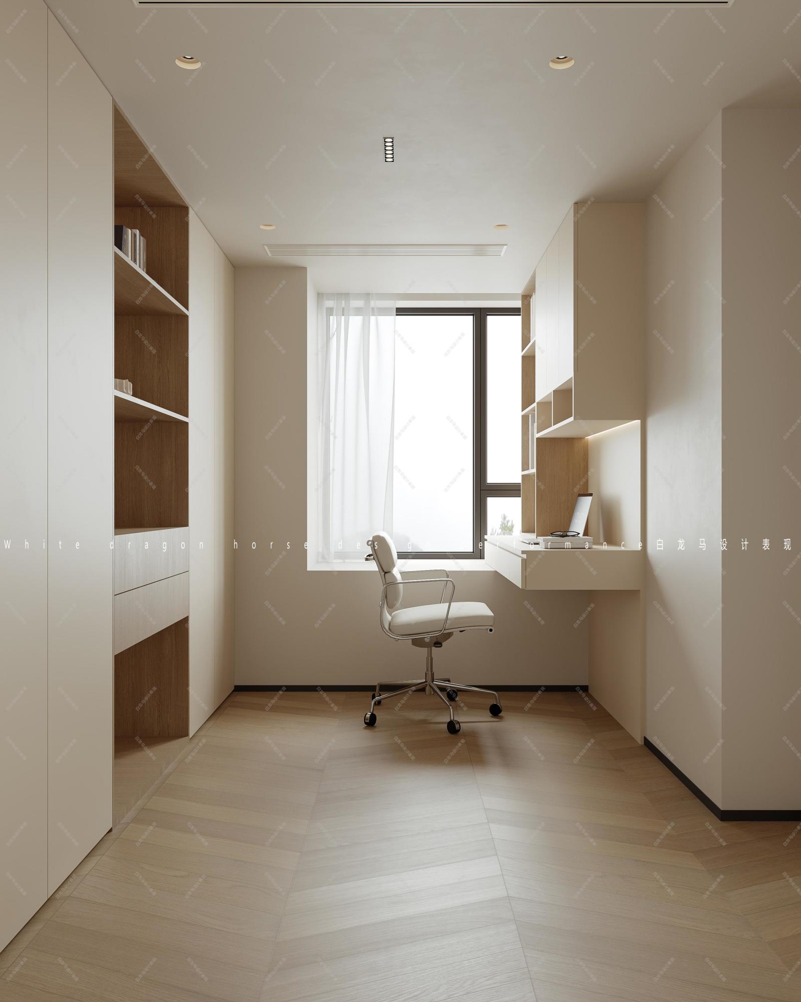 原木奶油风家装效果图[ID: 114246752]_建e效果图
