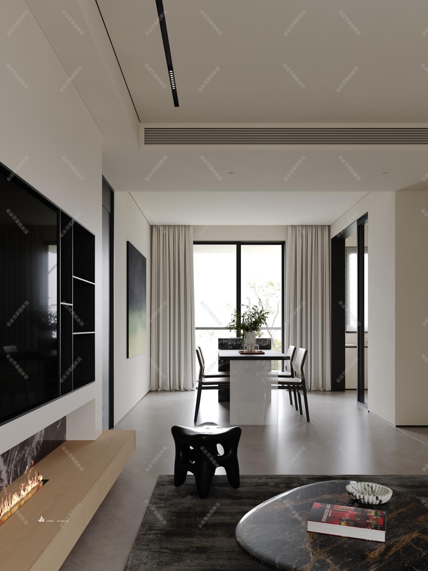 现代简约家装效果图[ID: 114246821]_建e效果图