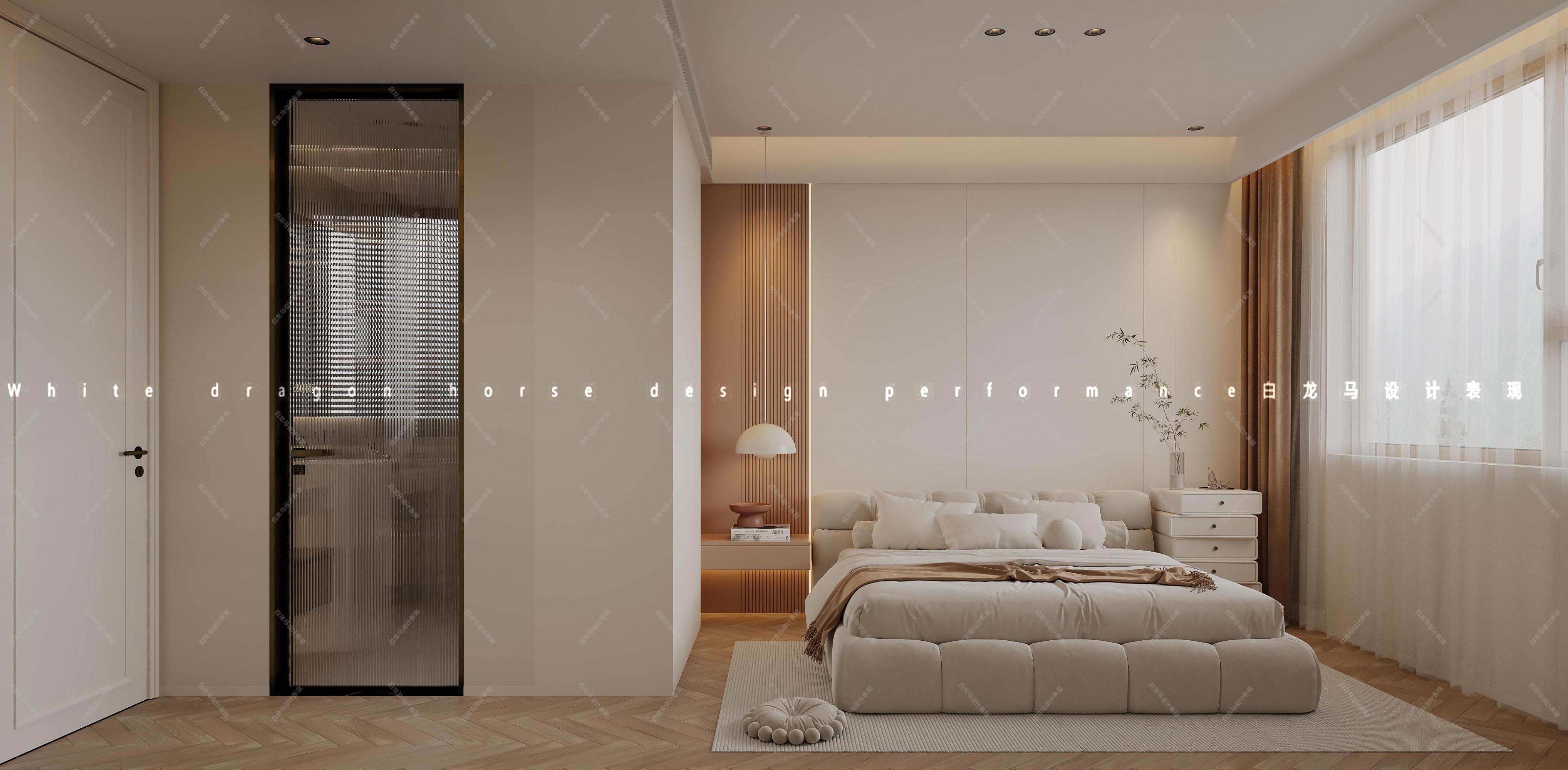 奶油简约风家装效果图[ID: 114246887]_建e效果图