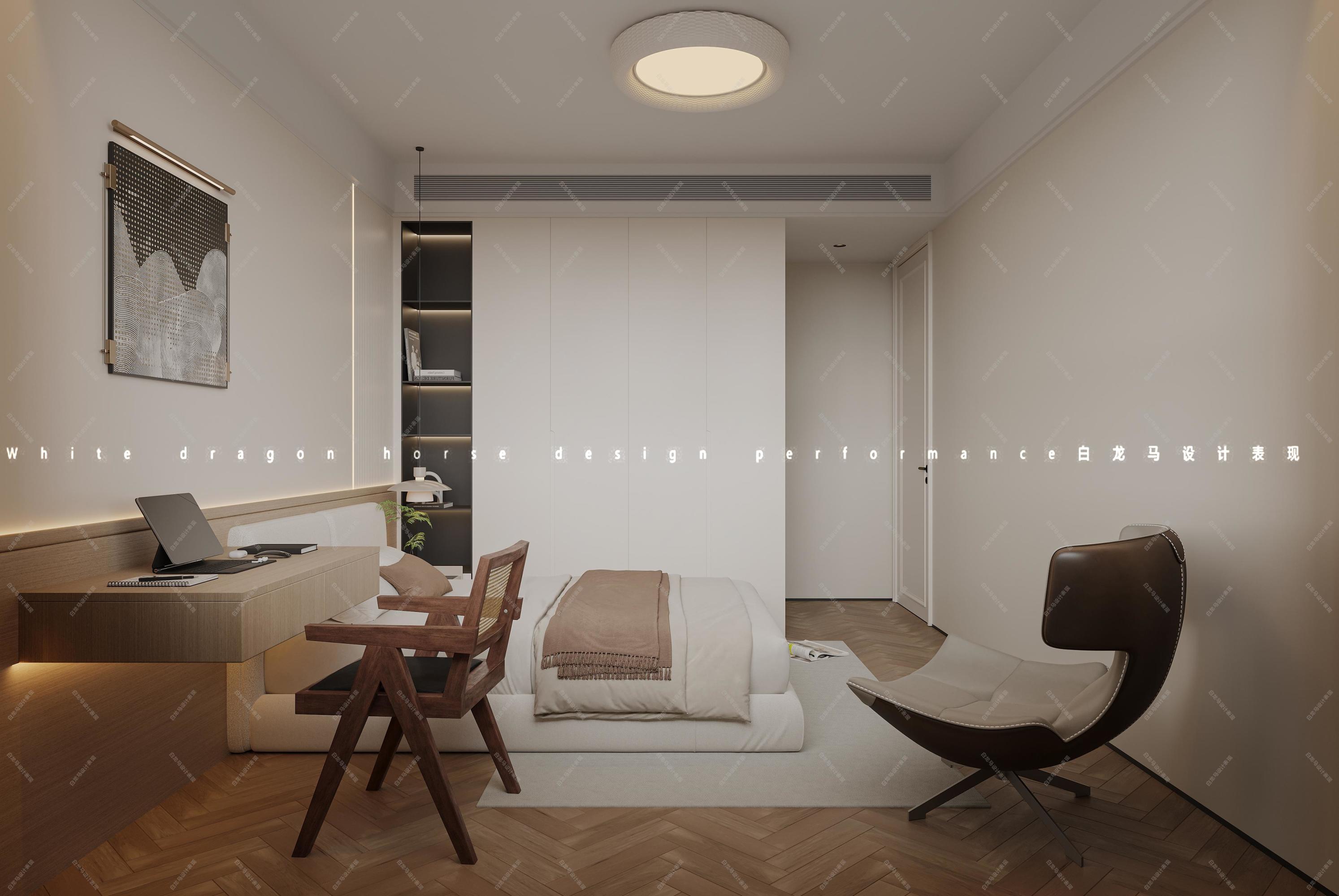 奶油简约风家装效果图[ID: 114246887]_建e效果图