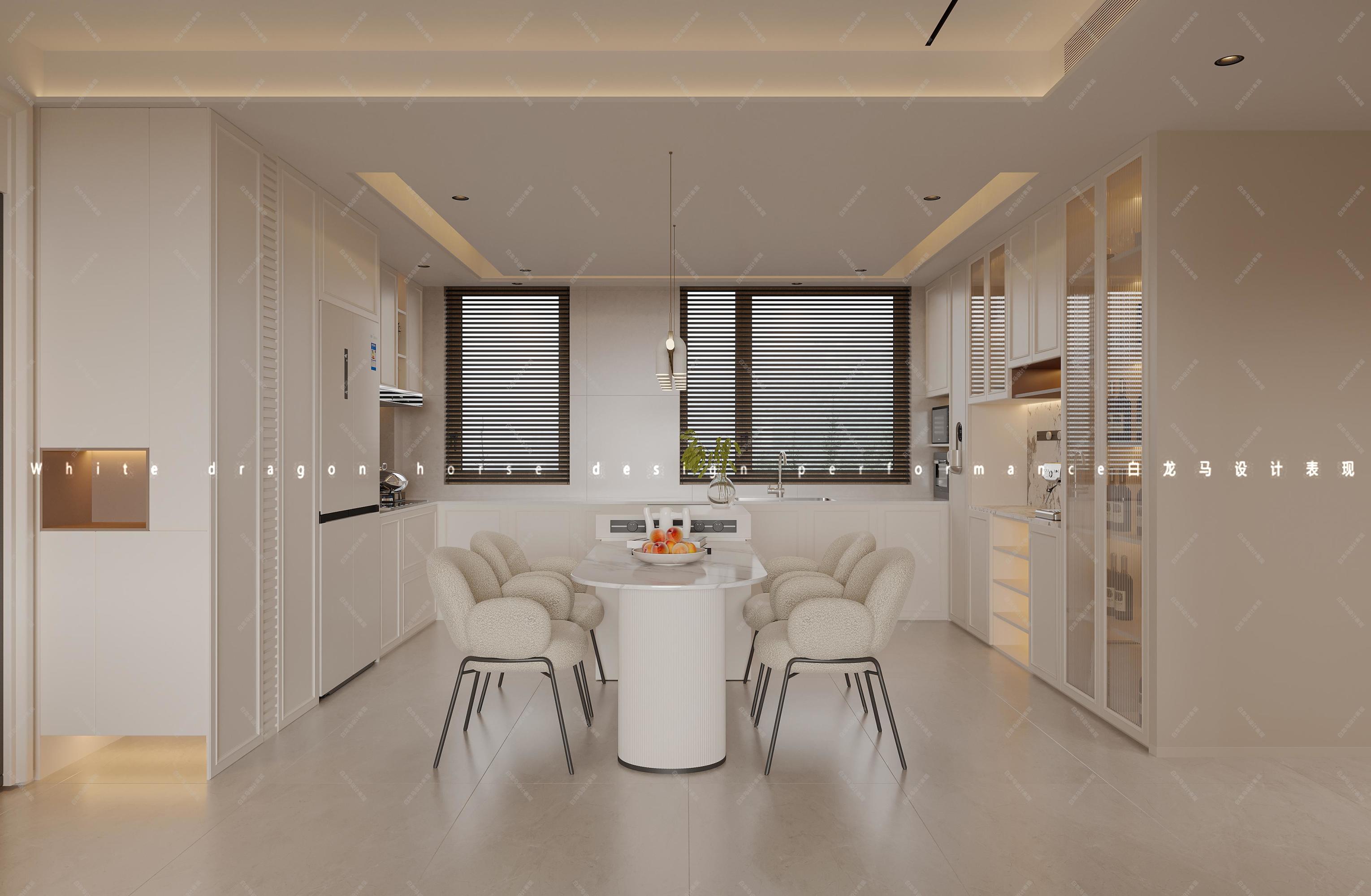 奶油简约风家装效果图[ID: 114246887]_建e效果图