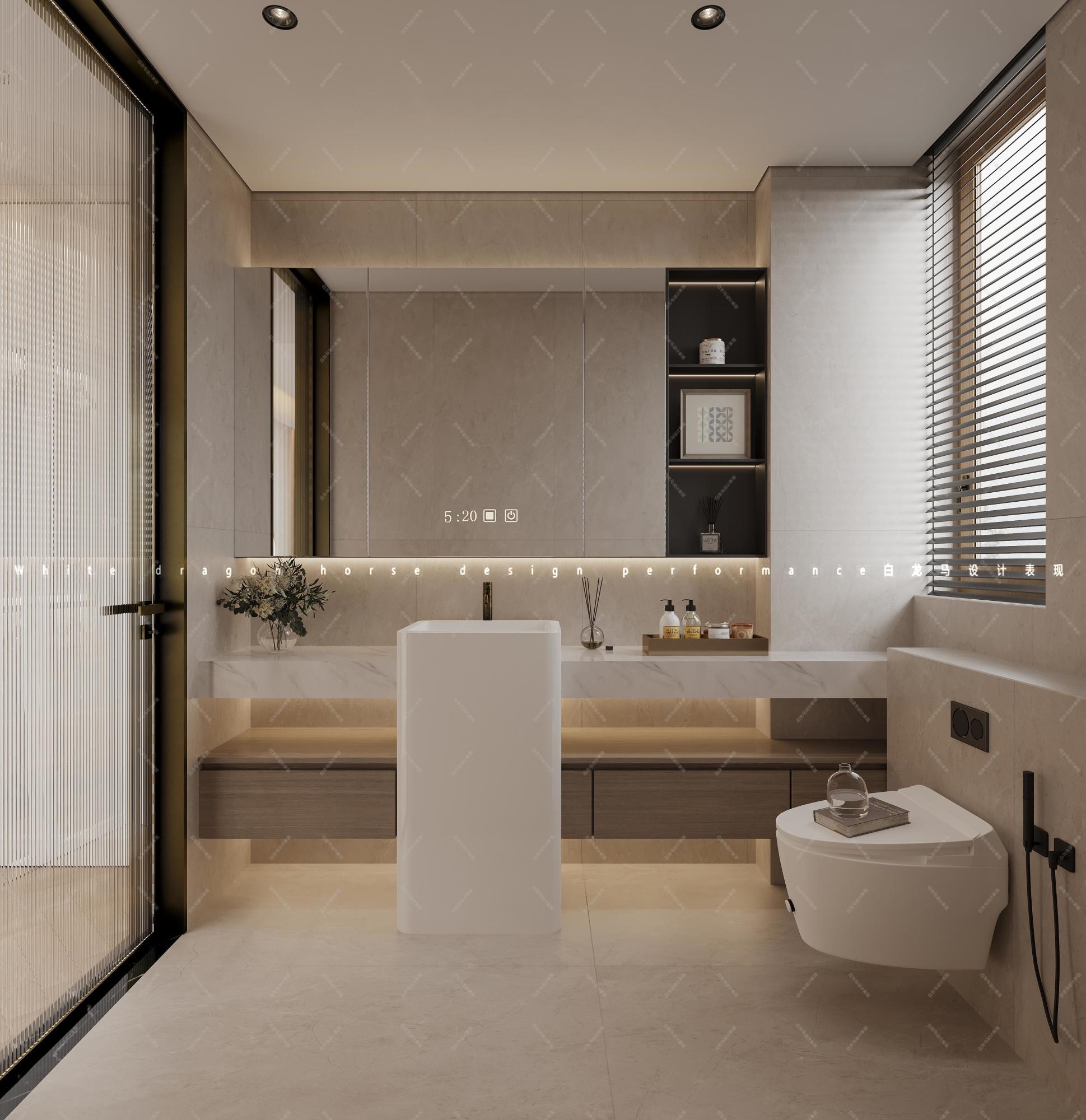 奶油简约风家装效果图[ID: 114246887]_建e效果图