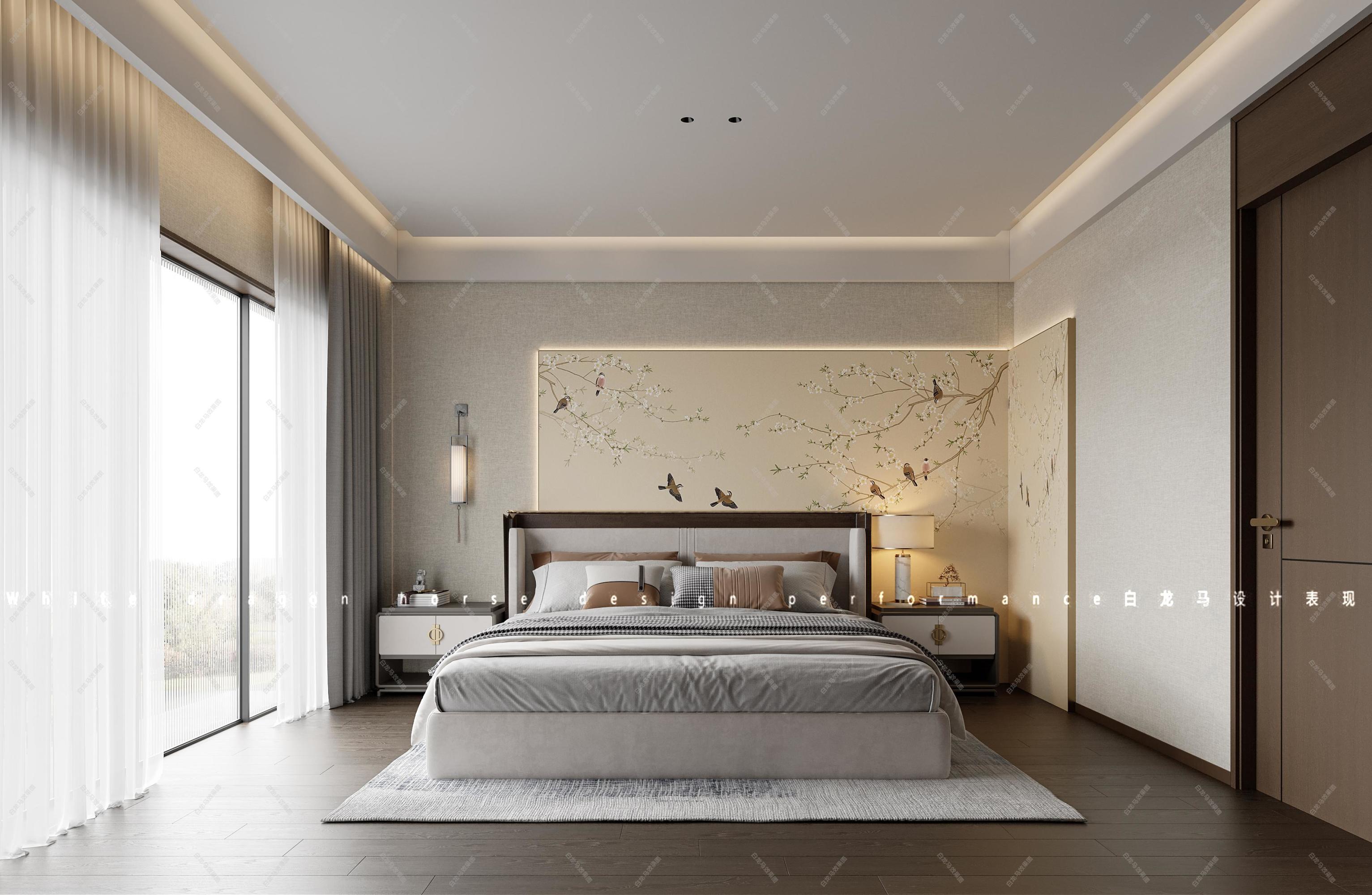 新中式别墅效果图[ID: 114181319]_建e效果图