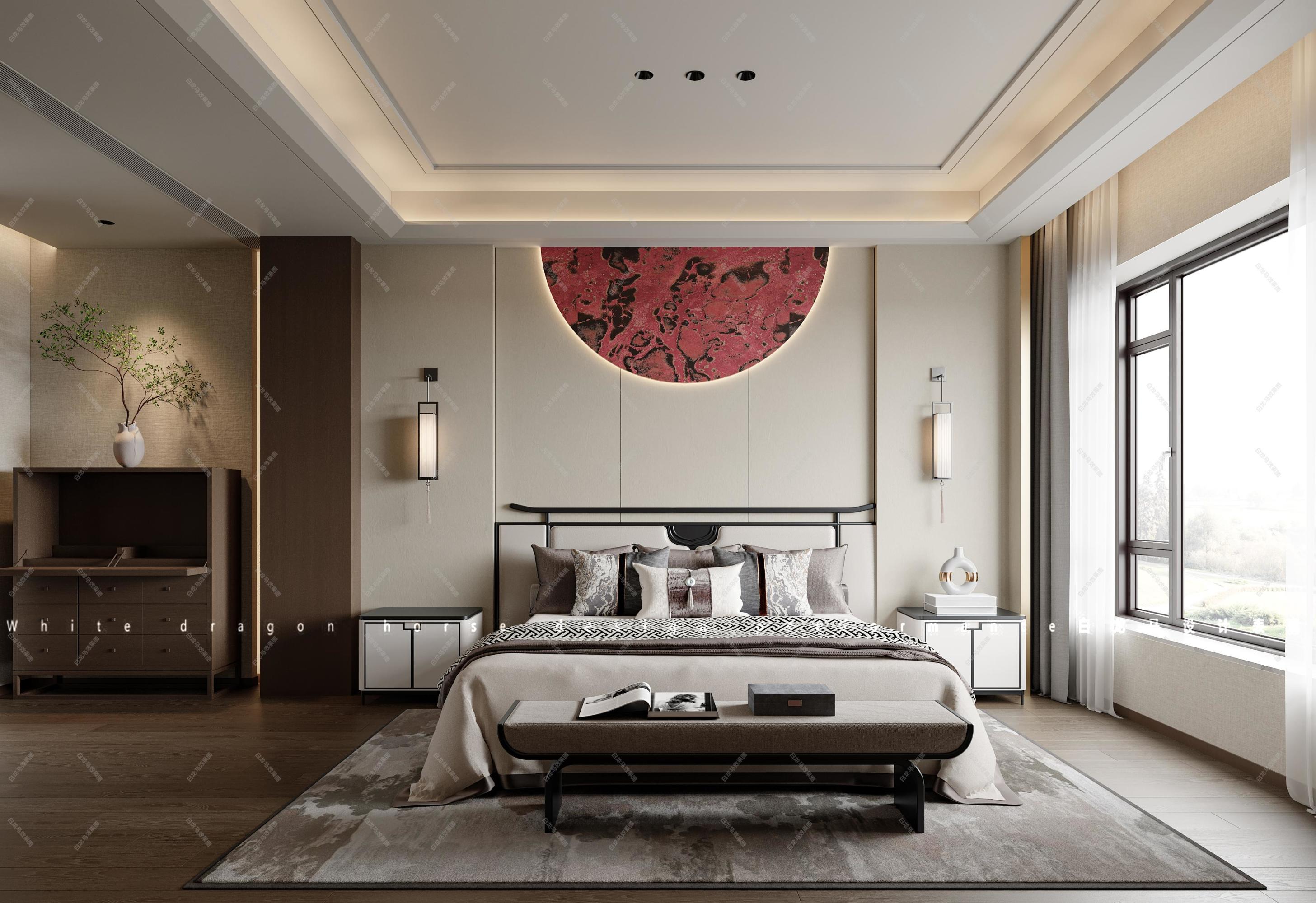 新中式别墅效果图[ID: 114181319]_建e效果图