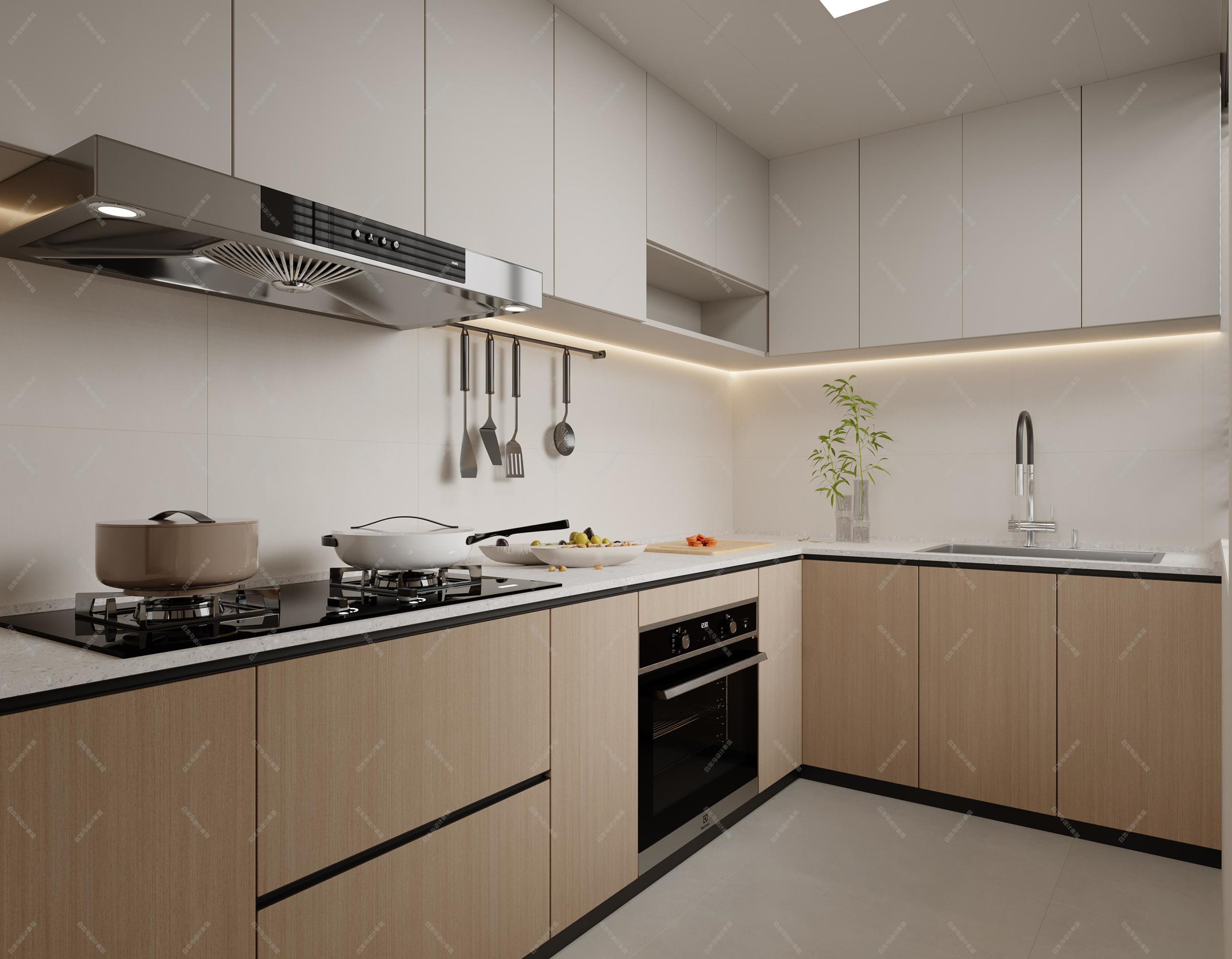 奶油客餐厅——白龙马效果图[ID: 113853548]_建e效果图