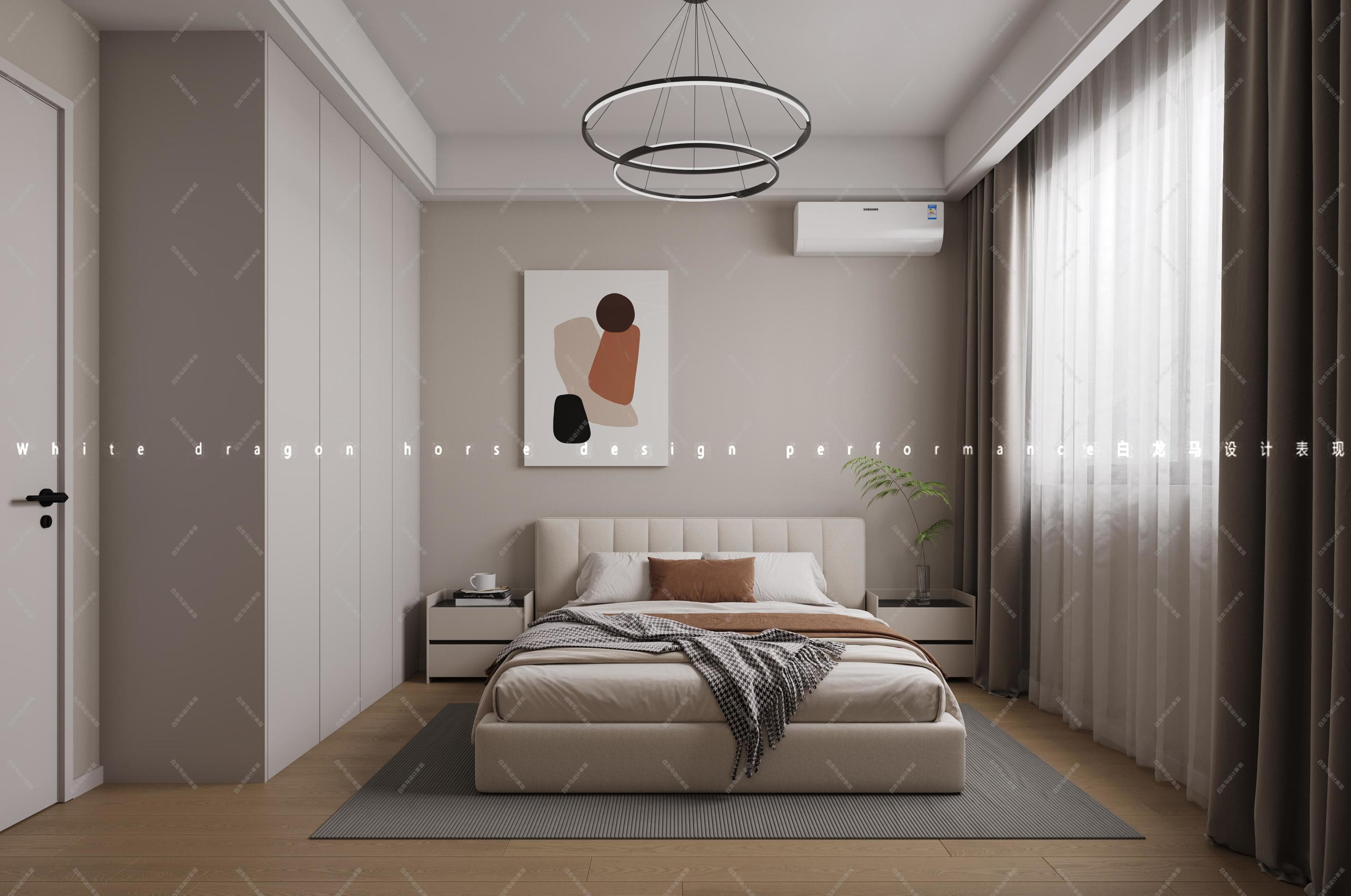 现代大平层效果图[ID: 113919081]_建e效果图