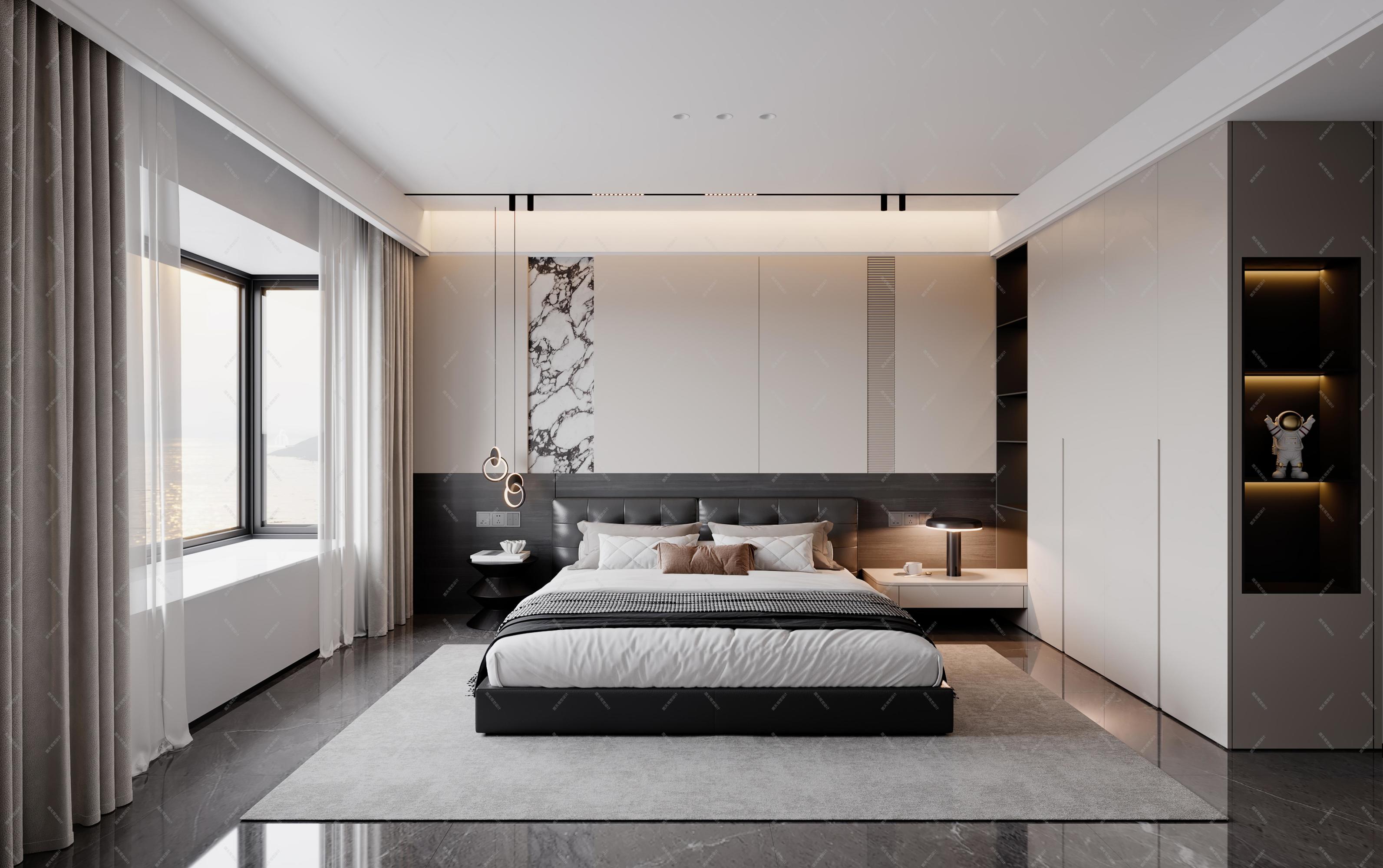 意式横厅||大平层效果图[ID: 114377744]_建e效果图