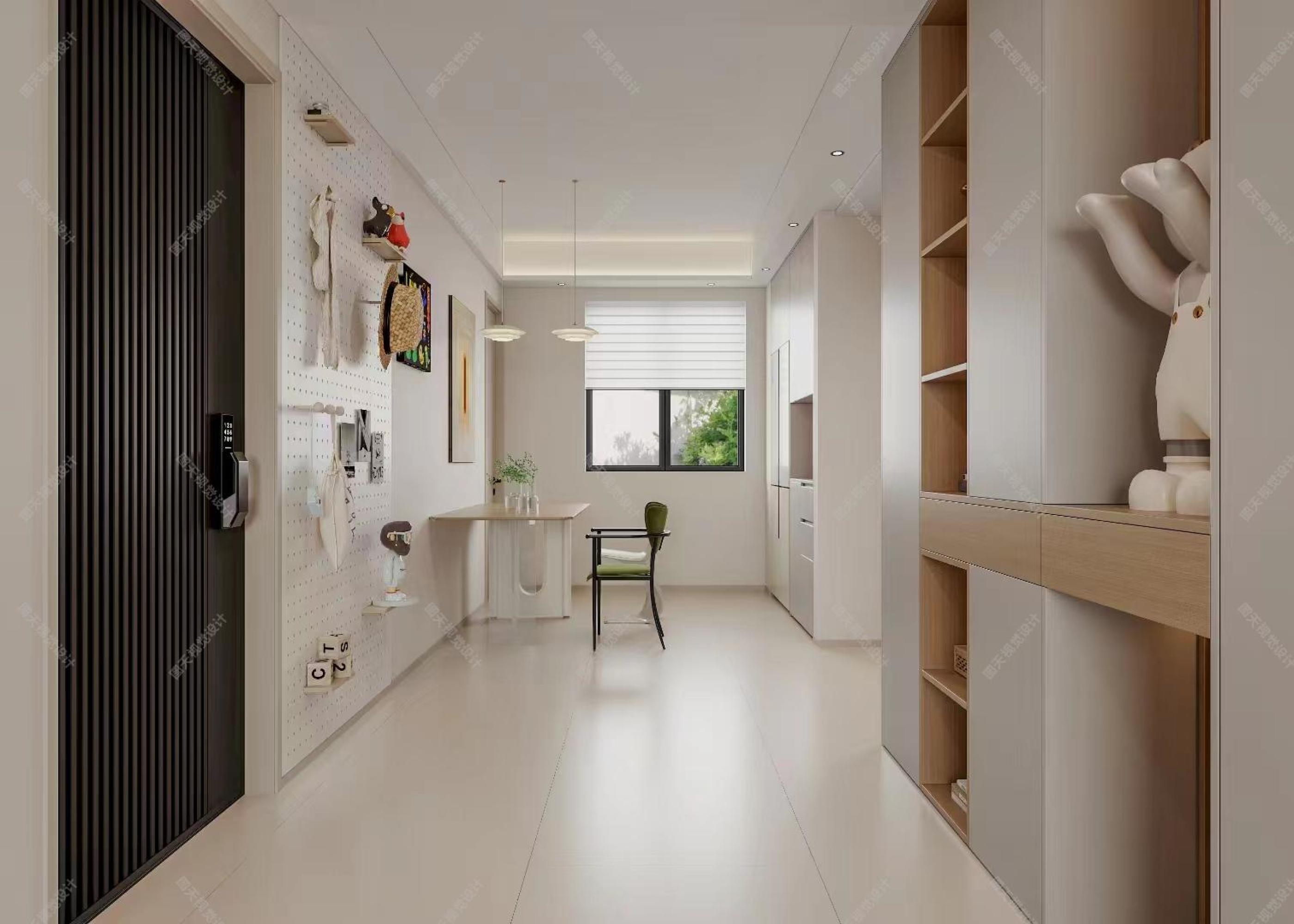现代奶油效果图[ID: 114377794]_建e效果图