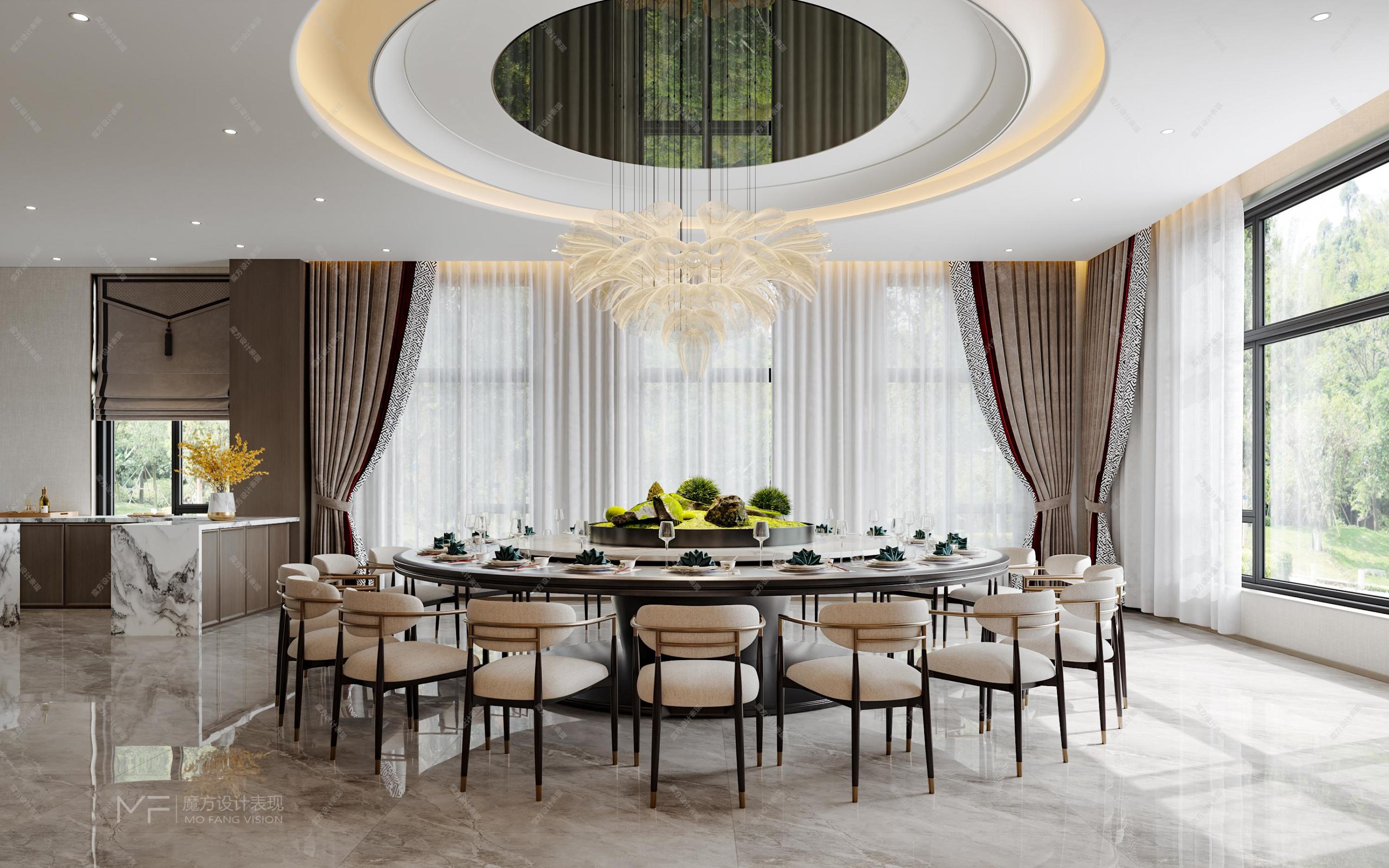 中式别墅[ID: 114443279]_建e效果图