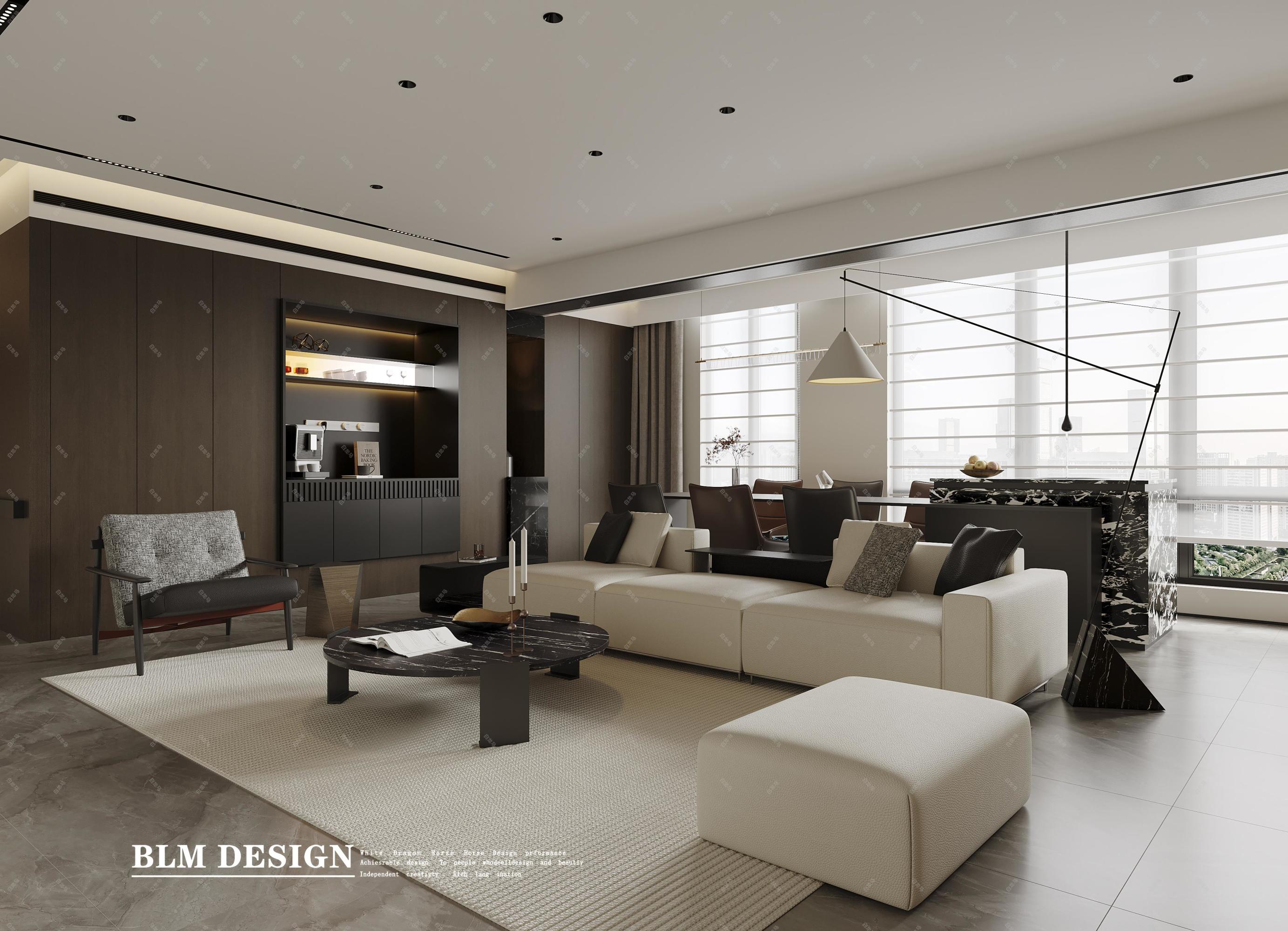 意式轻奢别墅[ID: 115164329]_建e效果图
