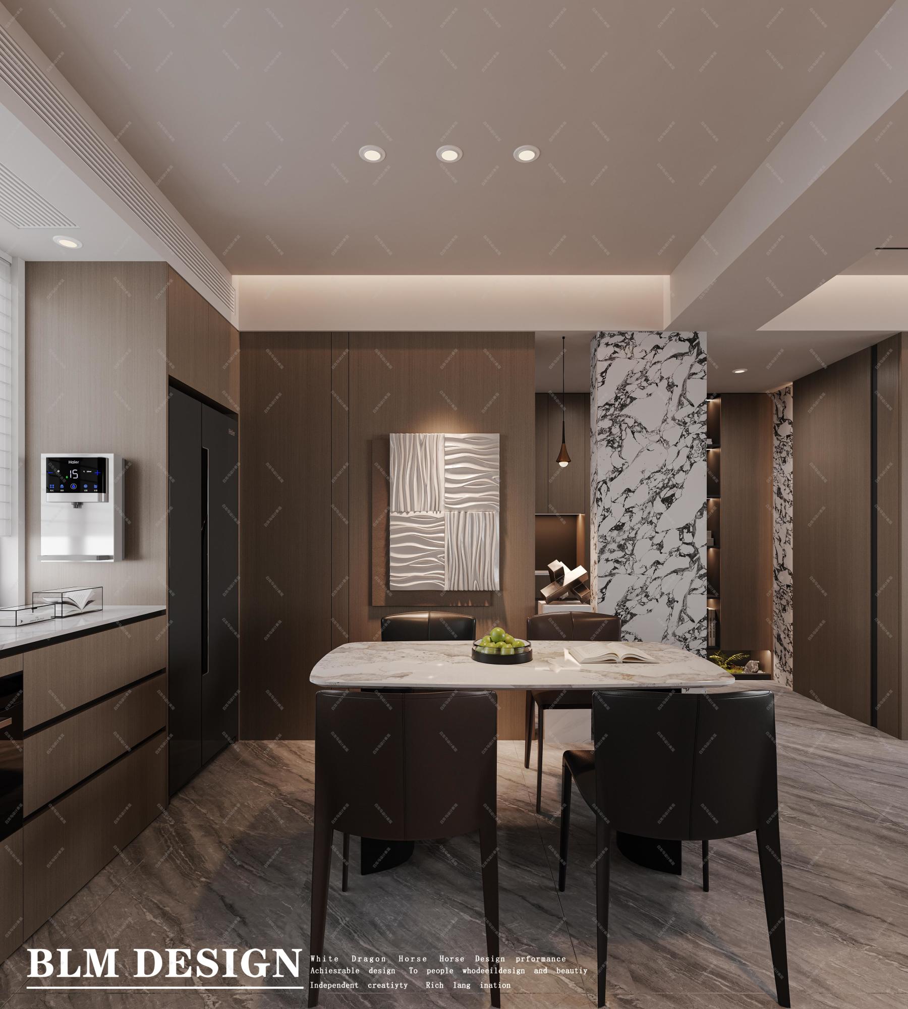意式客餐厅——白龙马效果图[ID: 115098857]_建e效果图