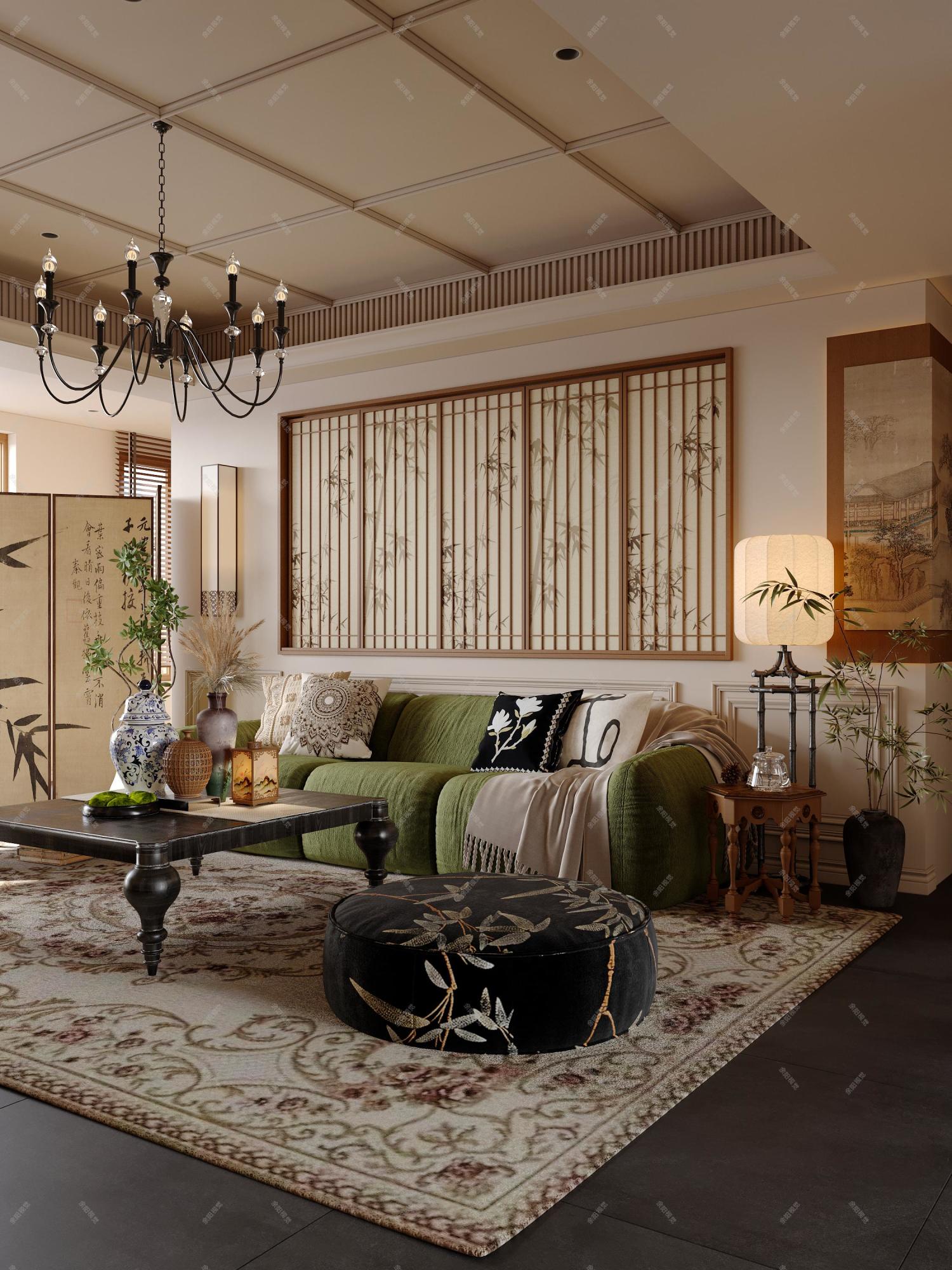 法式中国风[ID: 115098812]_建e效果图