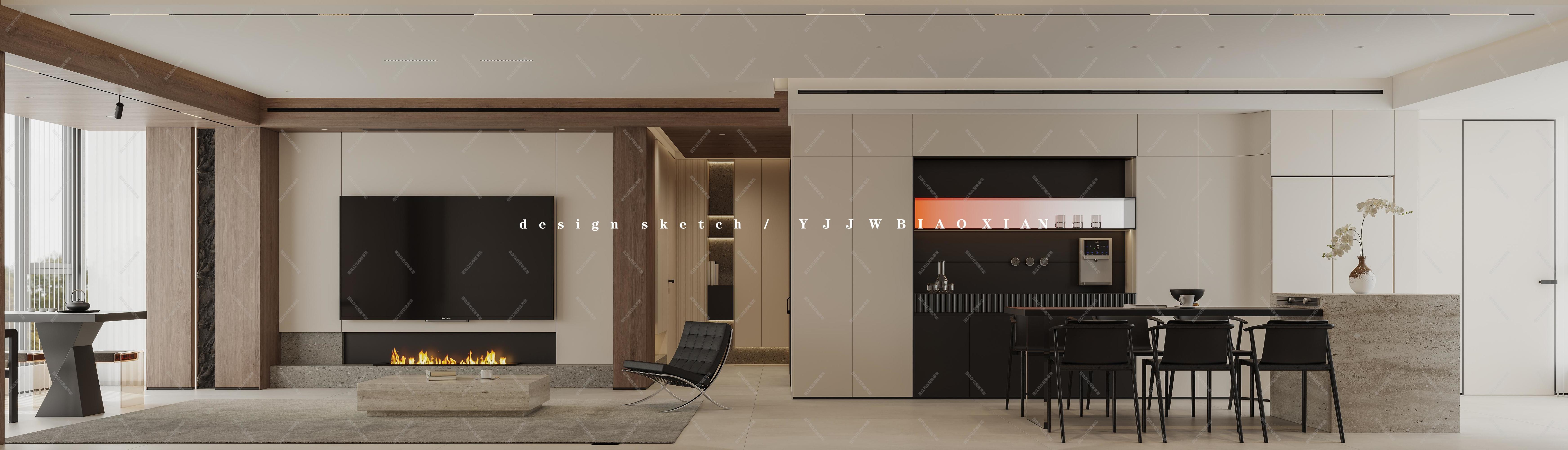 现代意式[ID: 115295390]_建e效果图