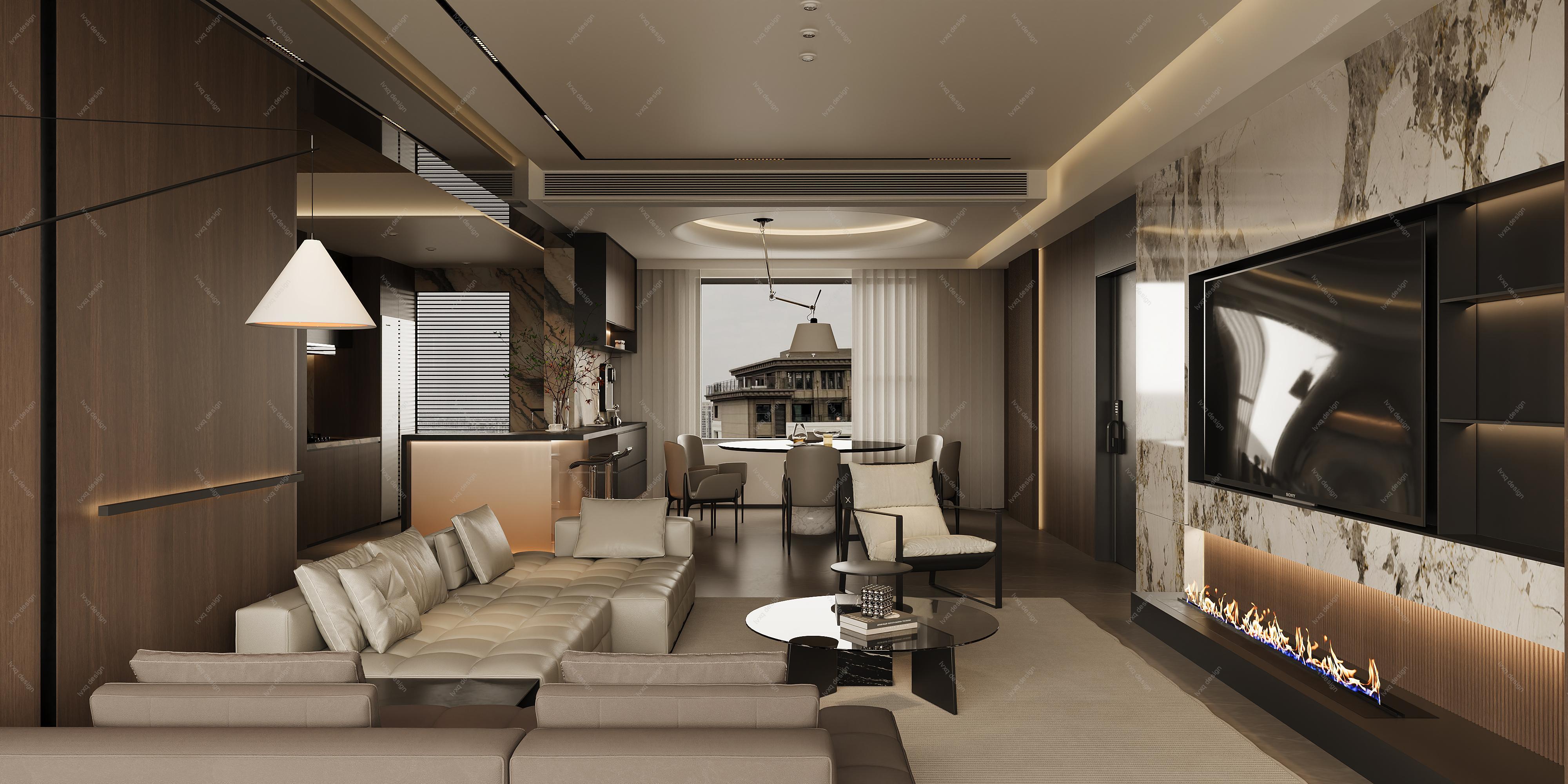 意式轻奢[ID: 115295280]_建e效果图