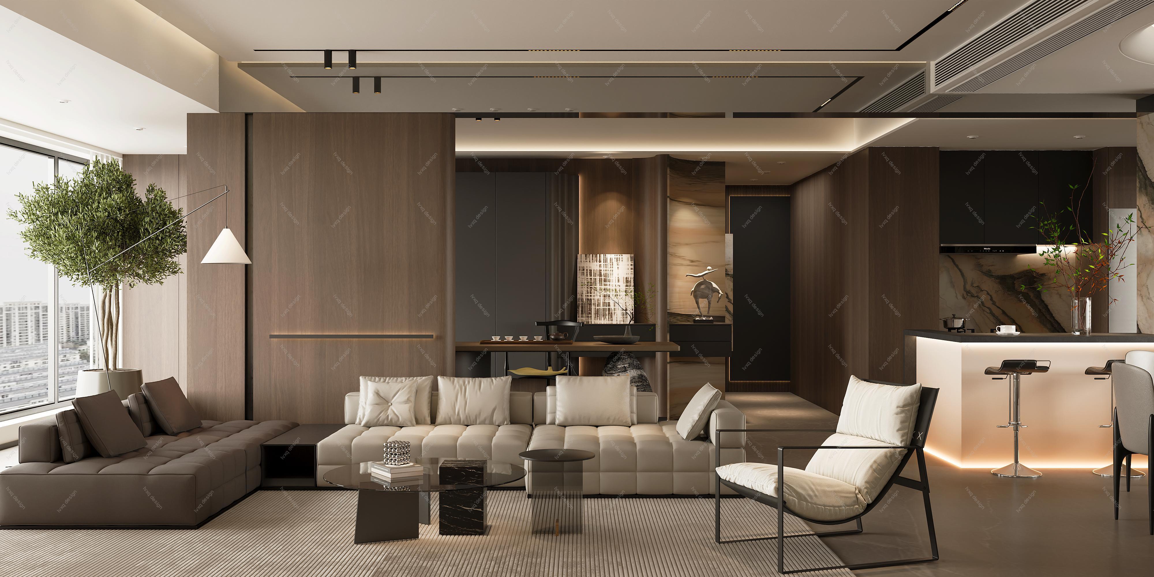 意式轻奢[ID: 115295280]_建e效果图