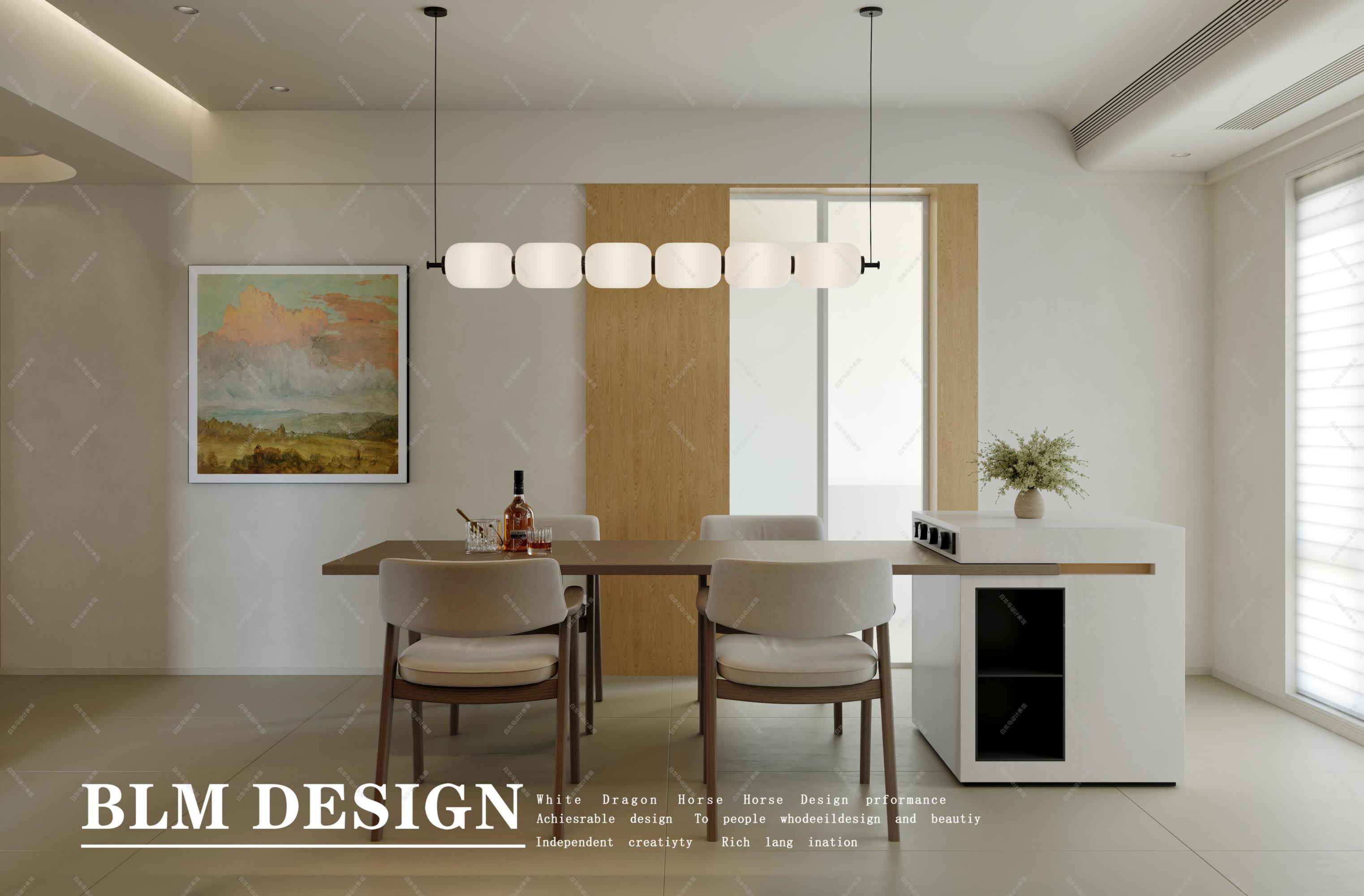 原木客餐厅——白龙马效果图[ID: 115229725]_建e效果图