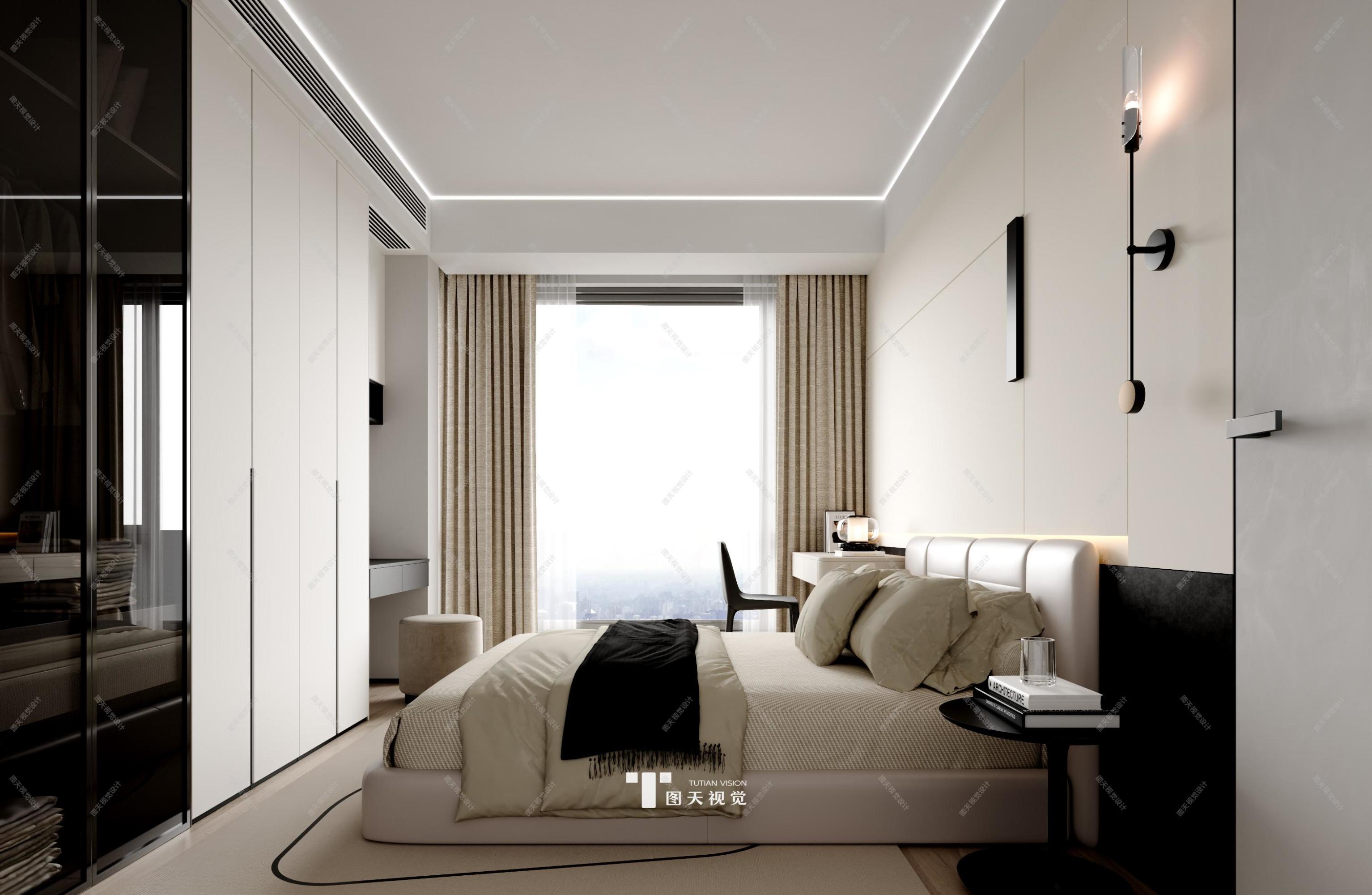 极简黑白效果图[ID: 114902118]_建e效果图