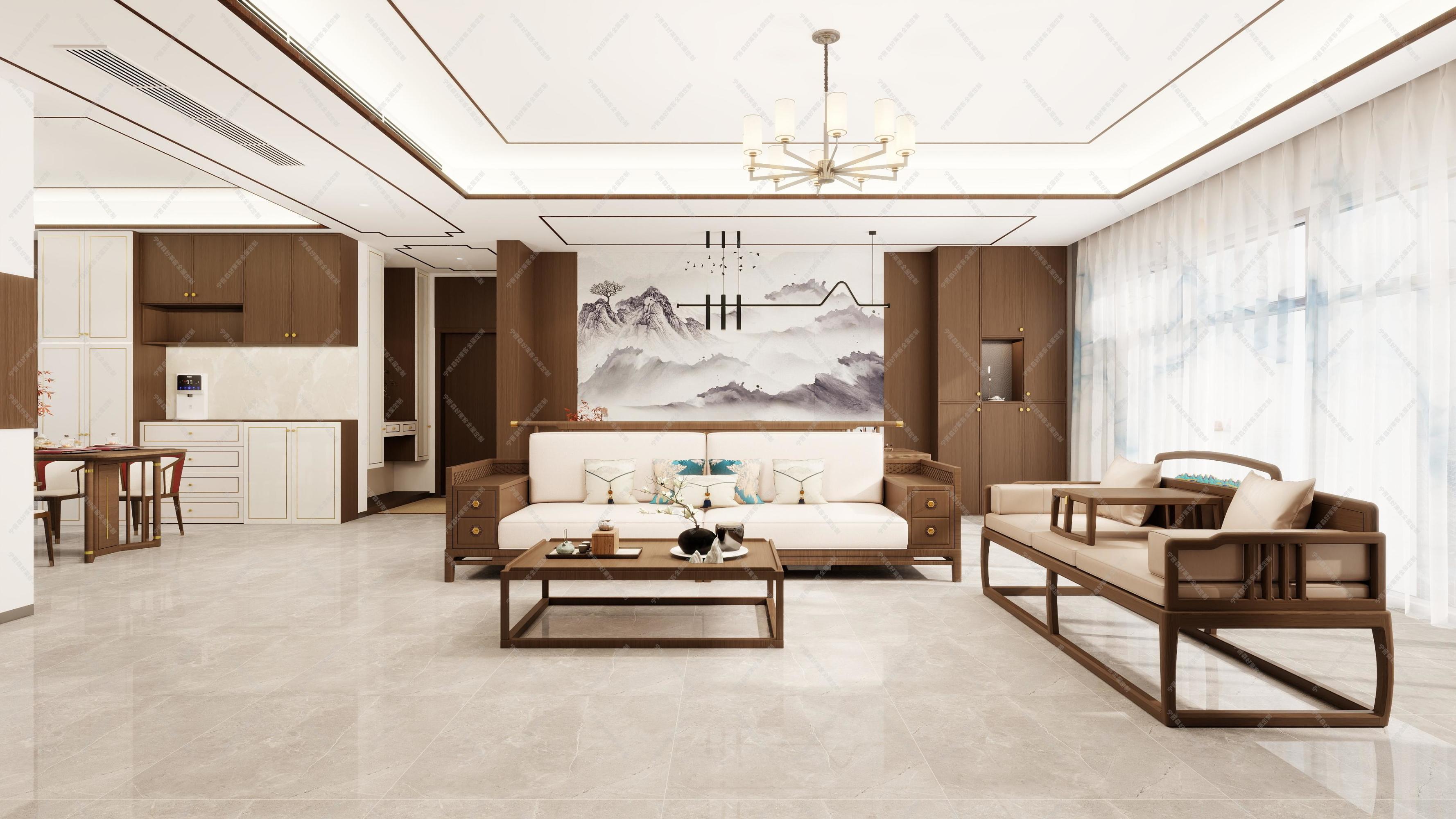 新中式[ID: 114836611]_建e效果图