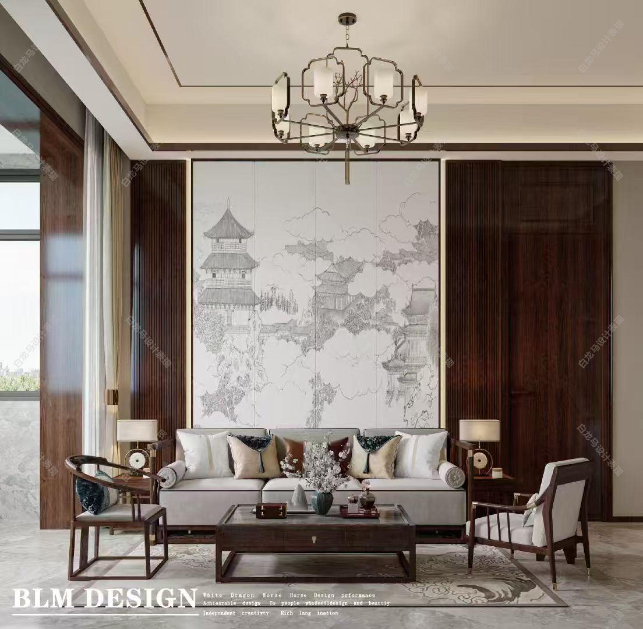 新中式[ID: 115033274]_建e效果图