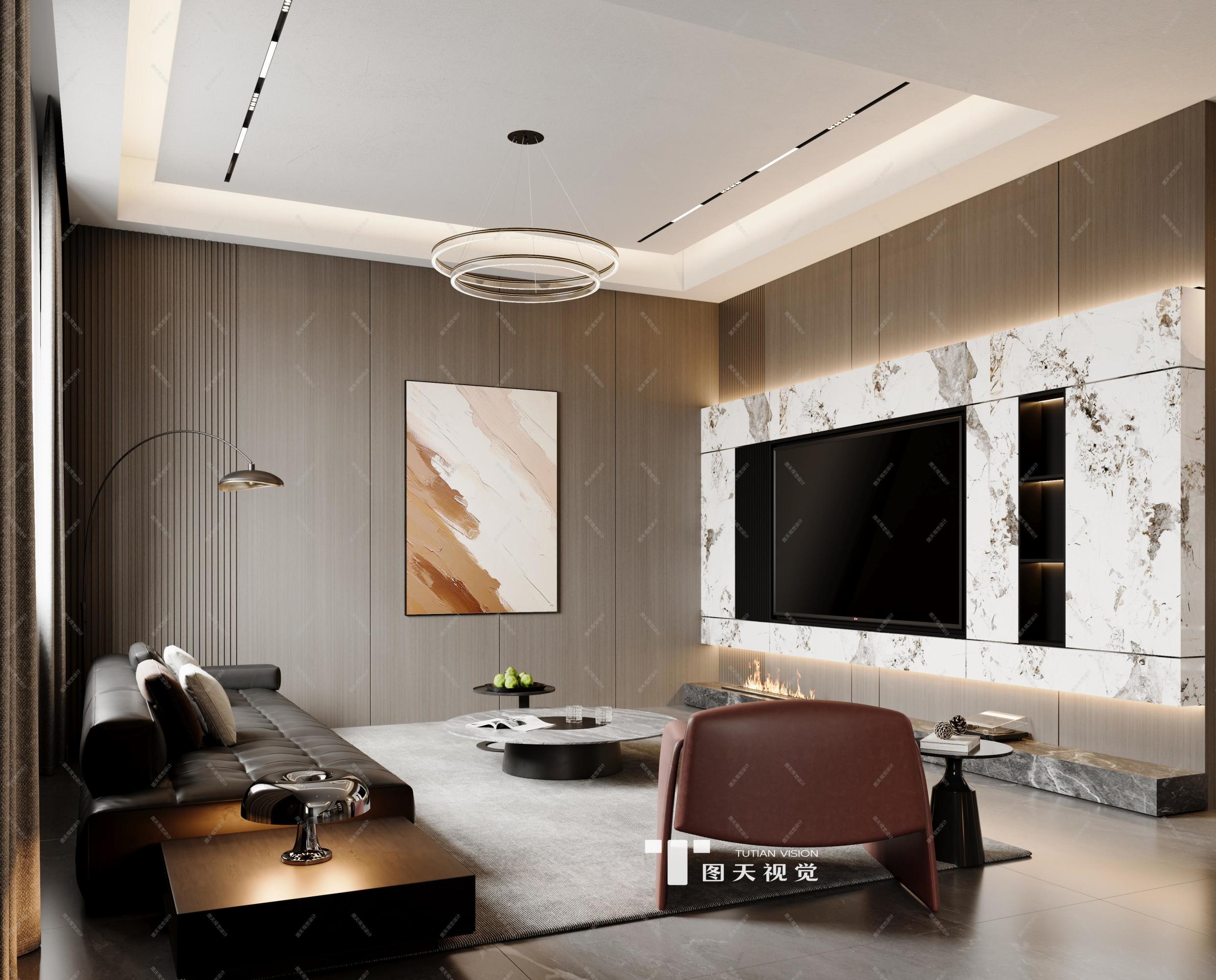 意式轻奢效果图[ID: 115033153]_建e效果图