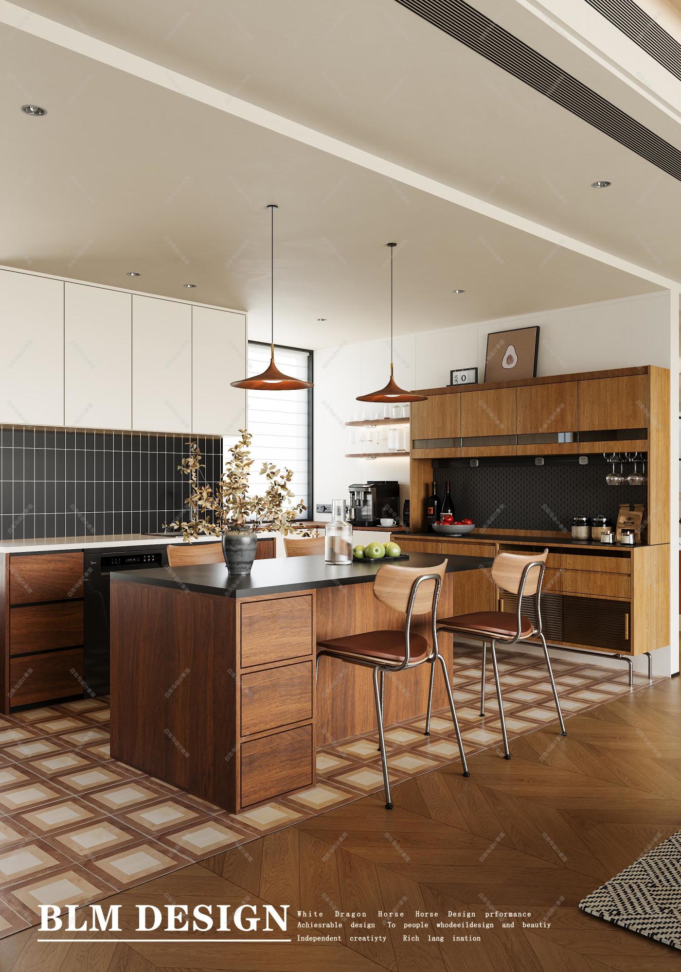 中古客餐厅——白龙马效果图[ID: 115033124]_建e效果图