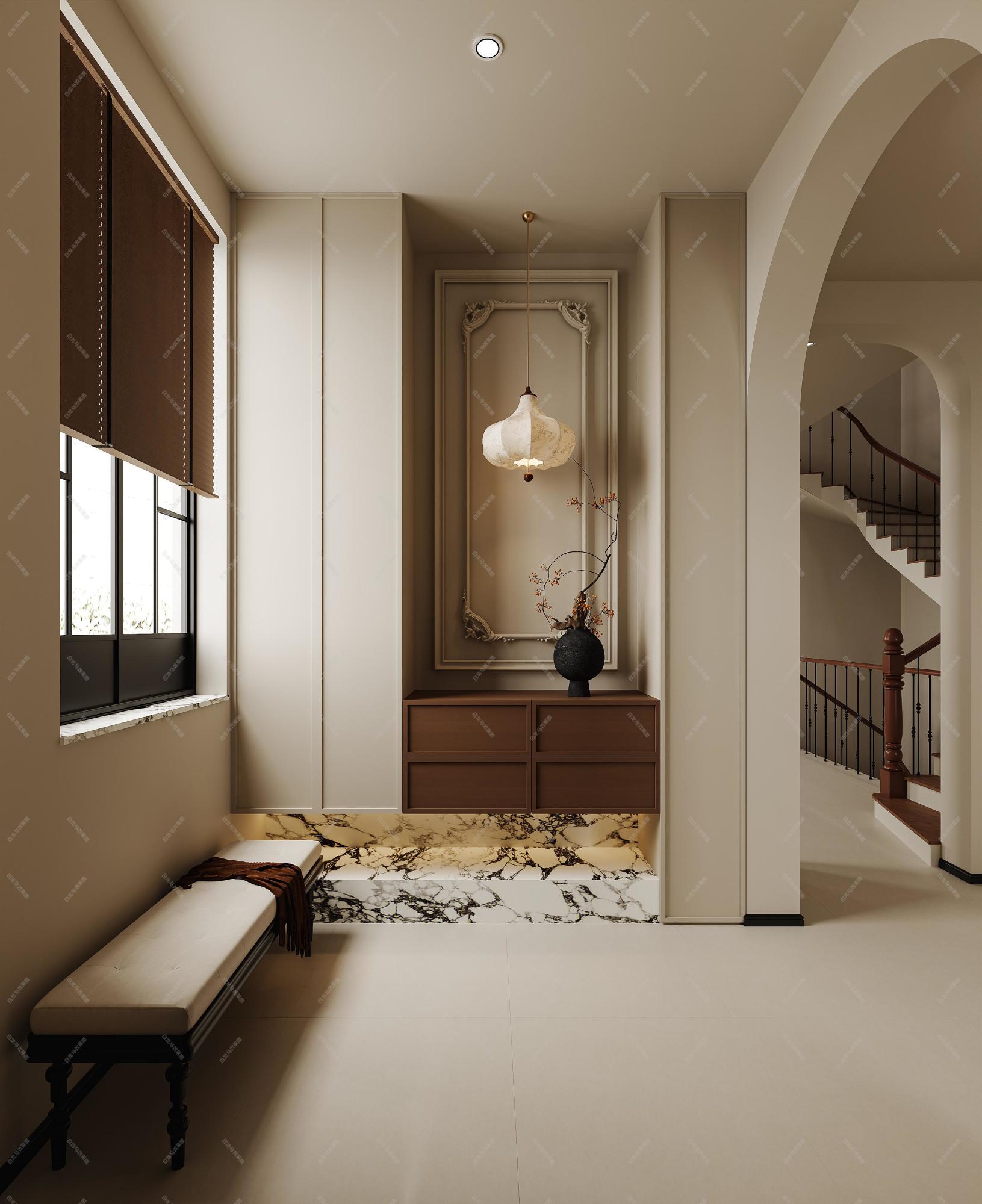 法式复古风格[ID: 114967752]_建e效果图