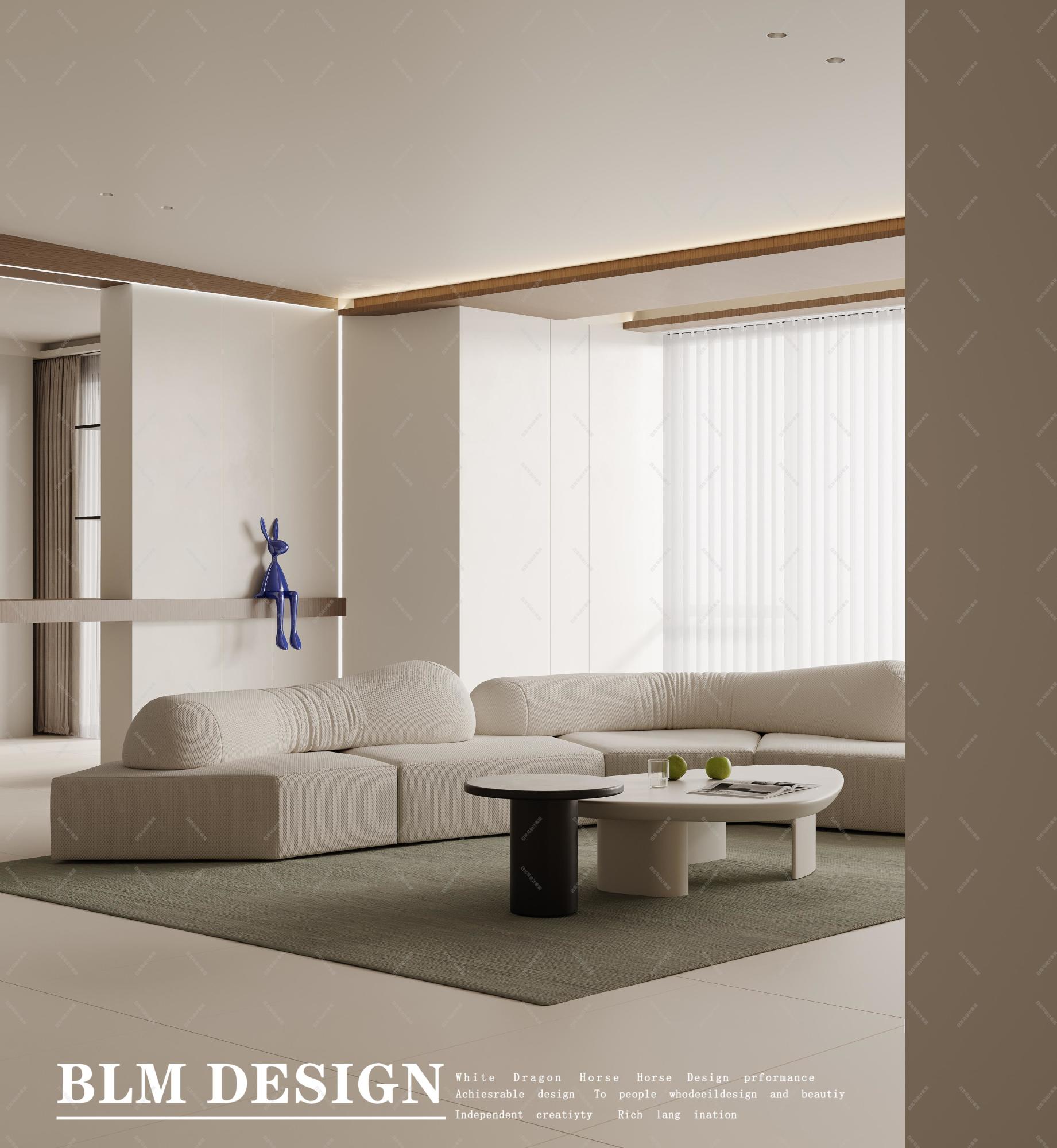 现代客餐厅——白龙马效果图[ID: 114967612]_建e效果图