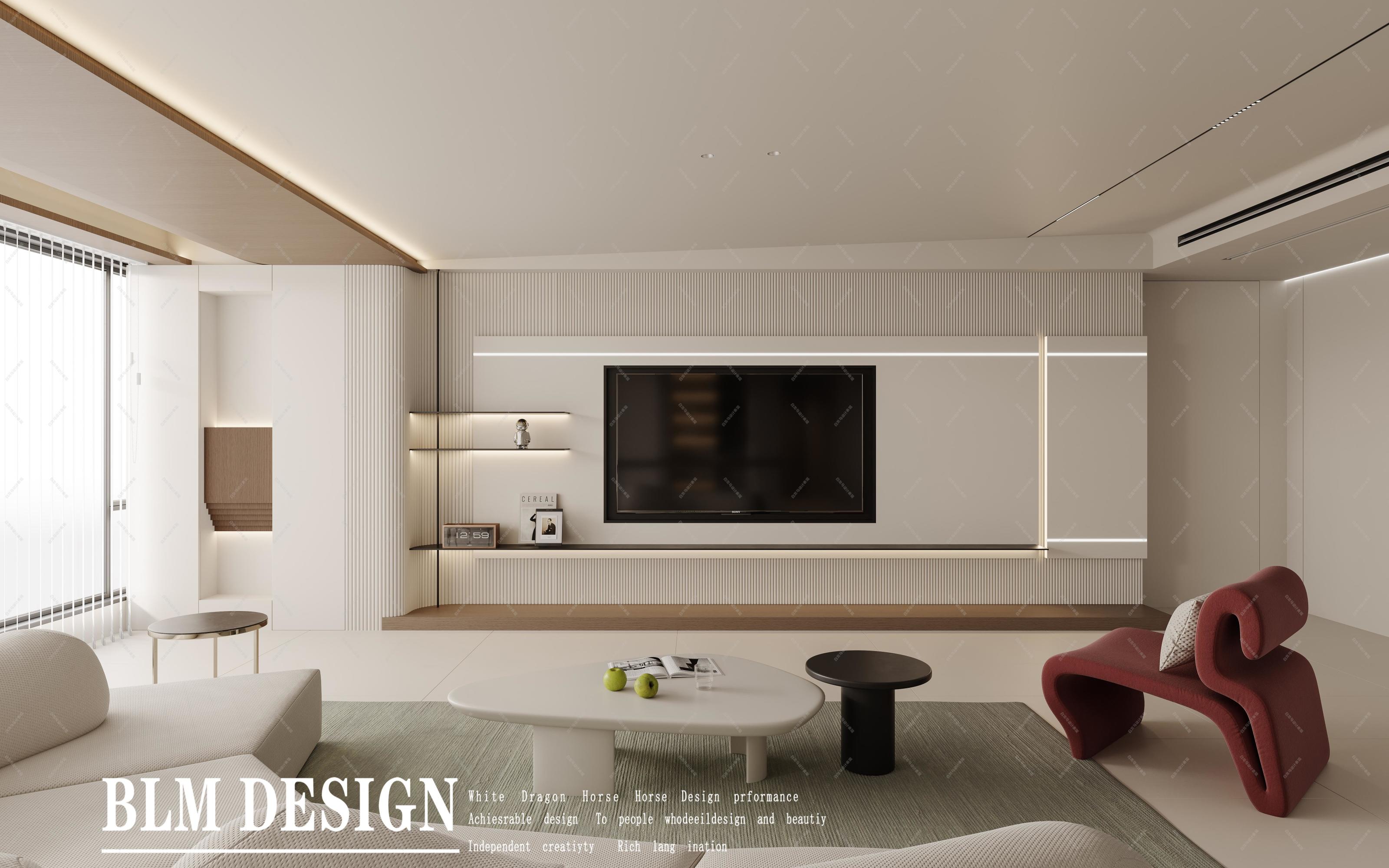 现代客餐厅——白龙马效果图[ID: 114967612]_建e效果图
